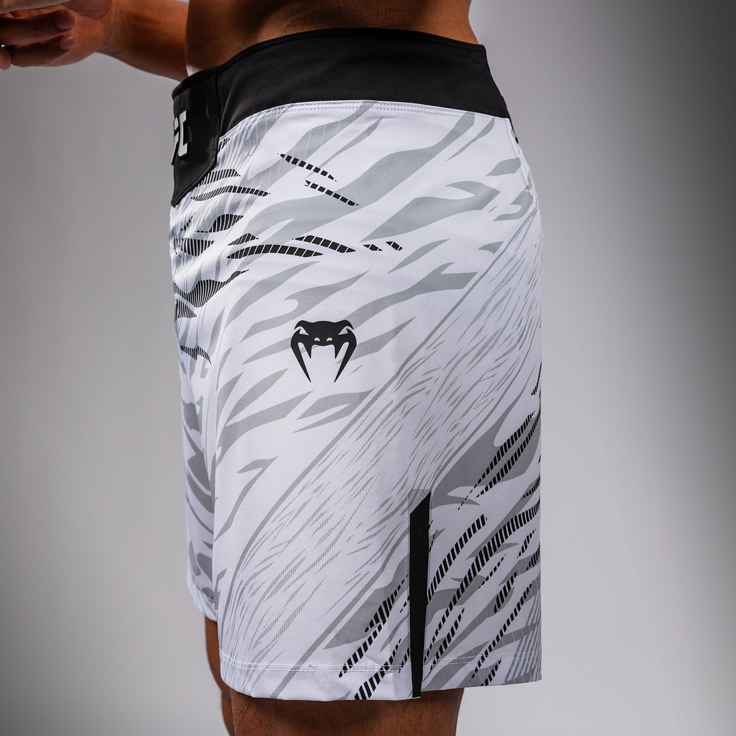 UFC Fusion by Venum Authentic Fight Night Men’s Fight Short - Short Fit - White