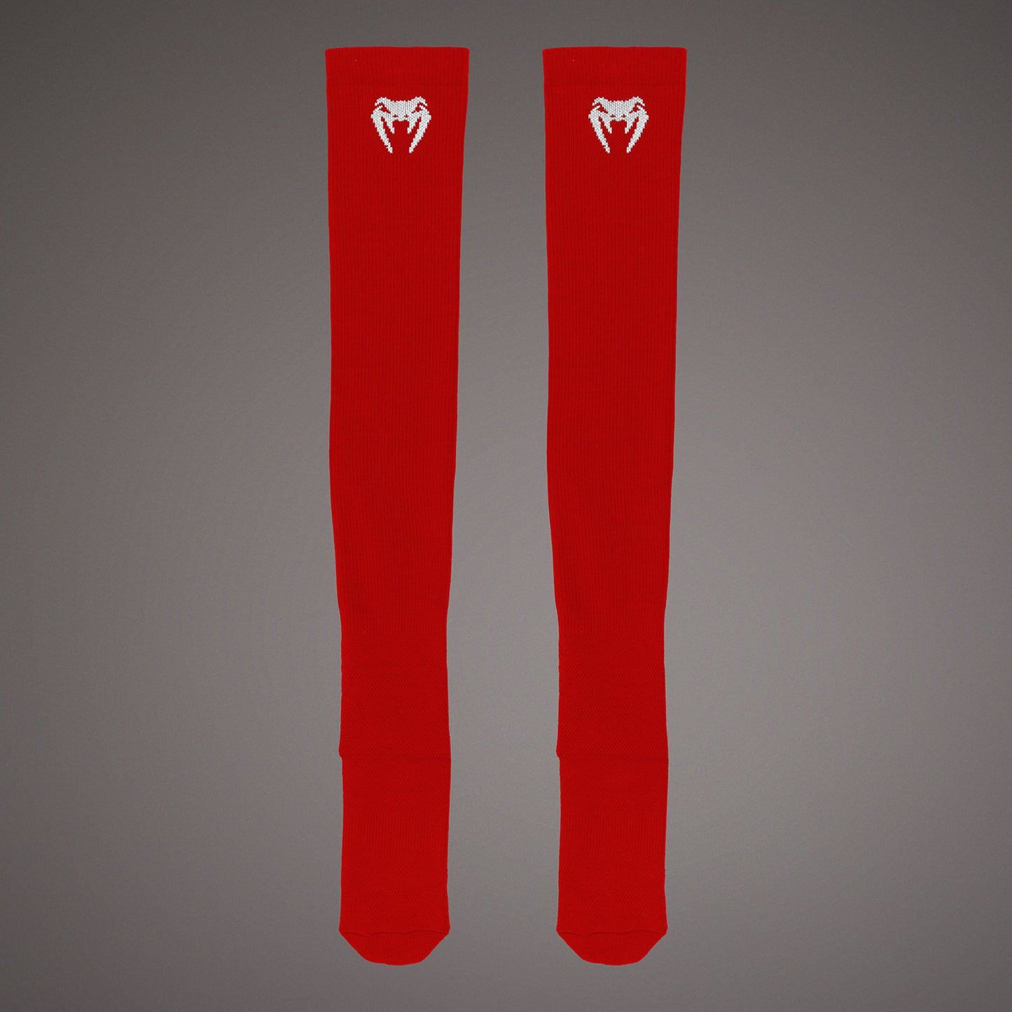 Venum Elite Performance Long Socks - Red/White