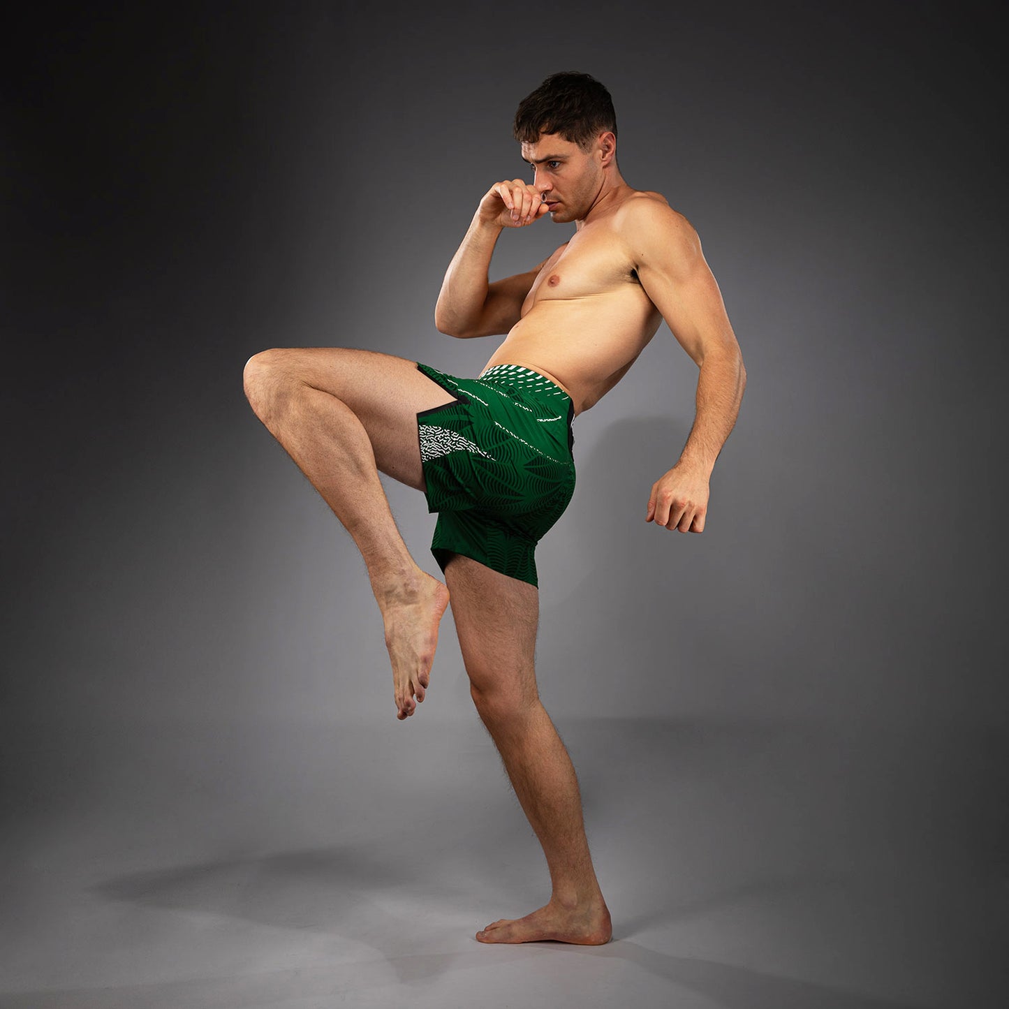 Men's UFC Zenith by Venum Green Authentic Fight Night Short Fit Fight Short