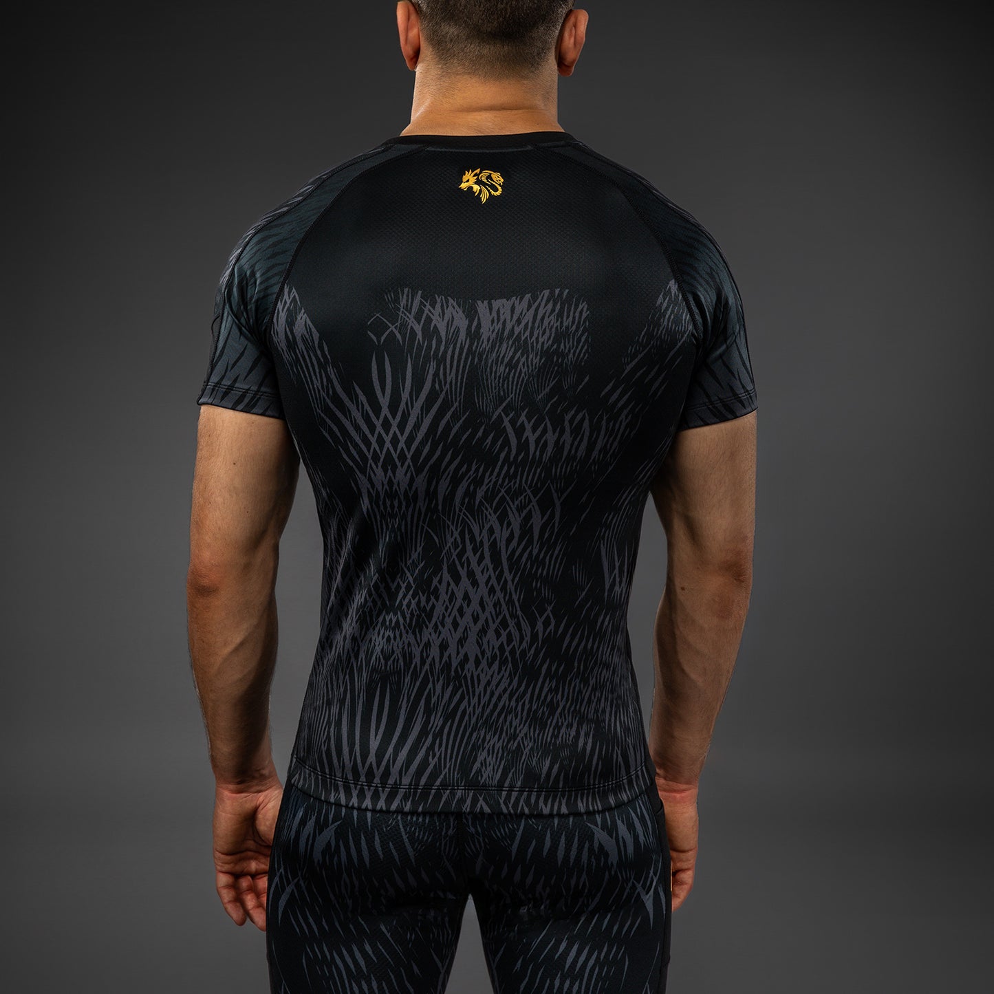 Venum x Chimaev Short Sleeve Rashguard - Black/Grey