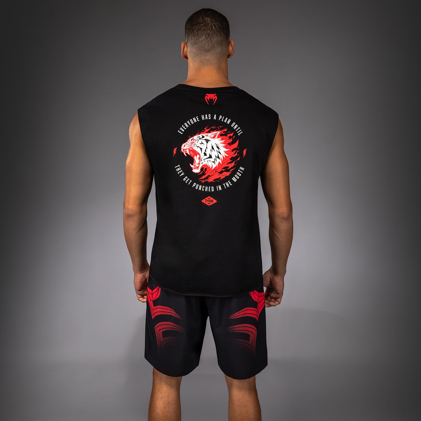 Venum x Mike Tyson Tiger Sleeveless T-Shirt - Deep Black