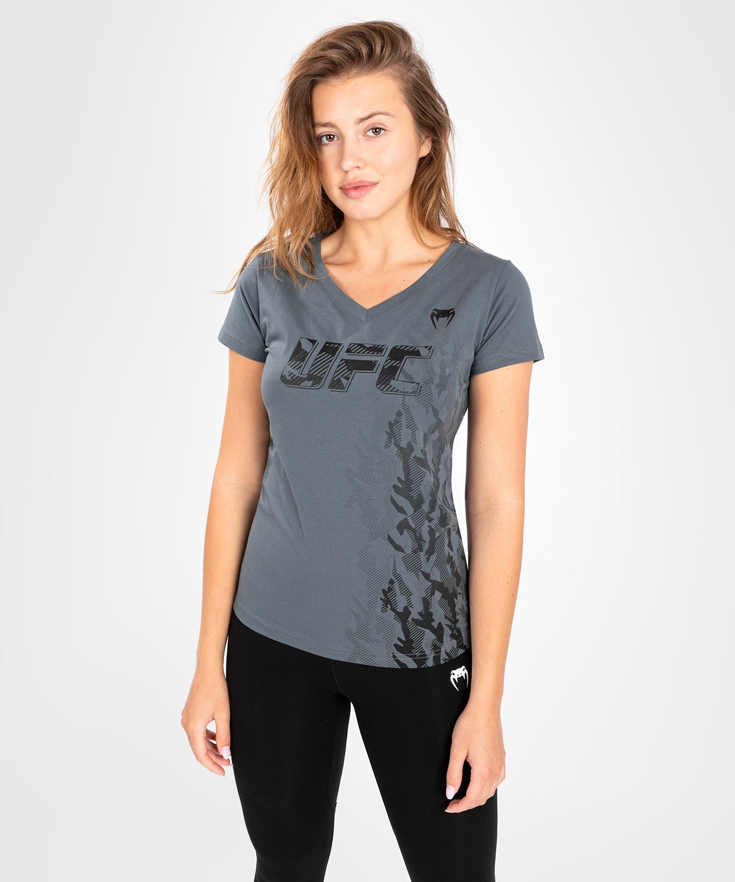 UFC Venum Authentic Fight Week Women's Short Sleeve T-shirt - Grey