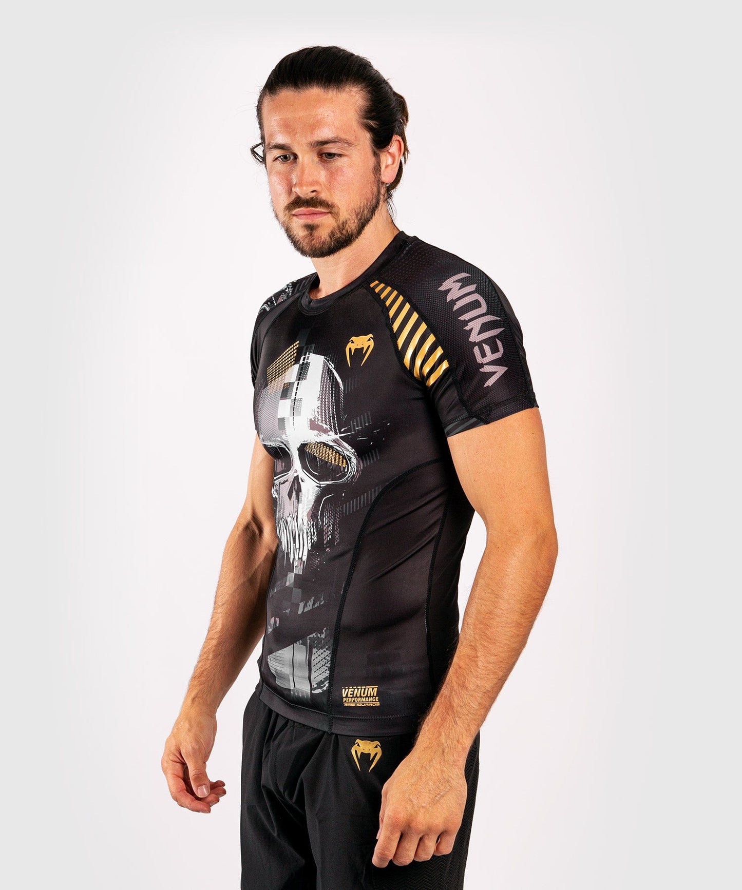 Venum Skull Rashguard - Short sleeves - Black