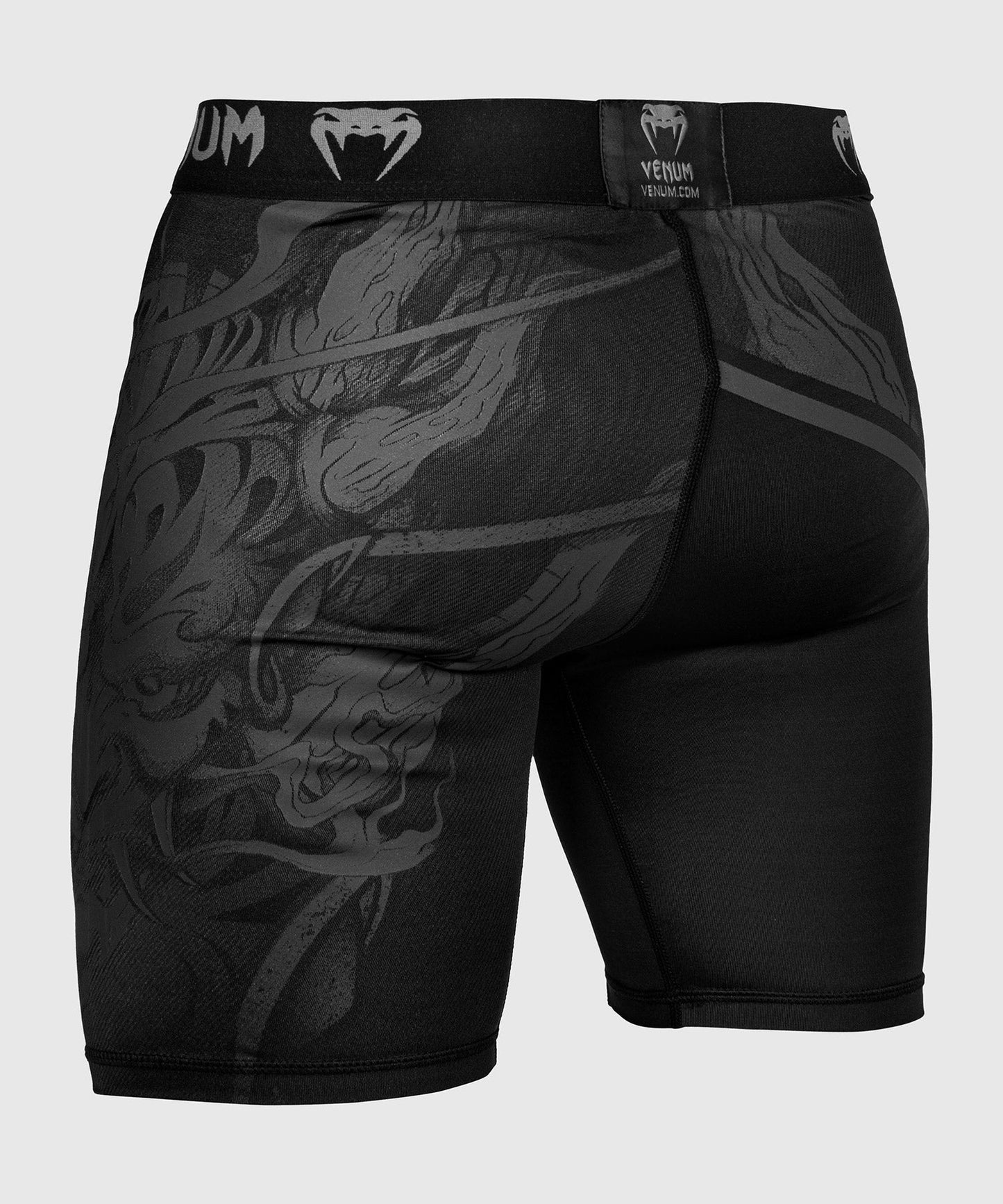 Venum Devil Compression Shorts - Black/Black