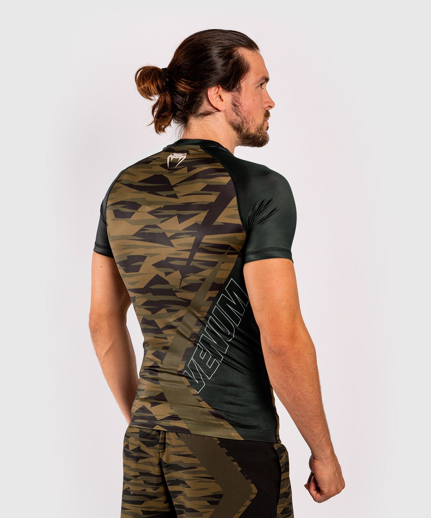 Venum Contender 5.0 Rashguard - Short sleeves - Khaki camo