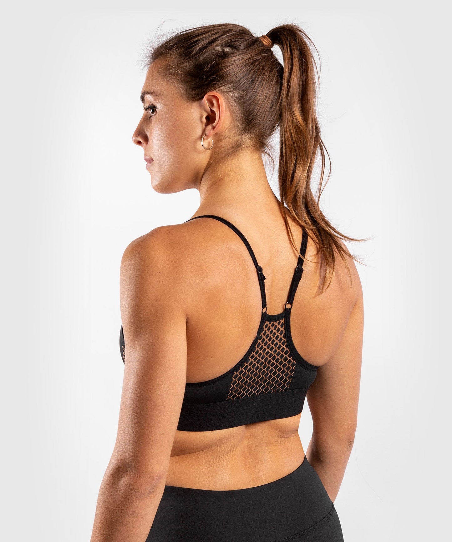 Venum Tecmo Sport Bra - For Women - Black/Bronze