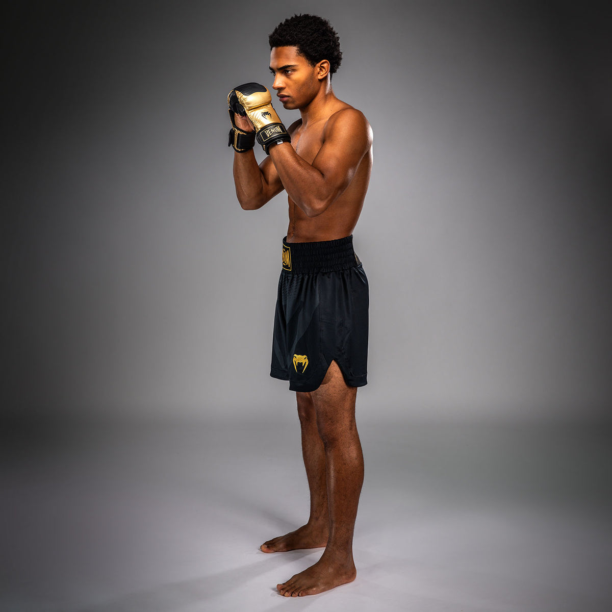 Venum Attack Boxing Shorts - Black/Gold