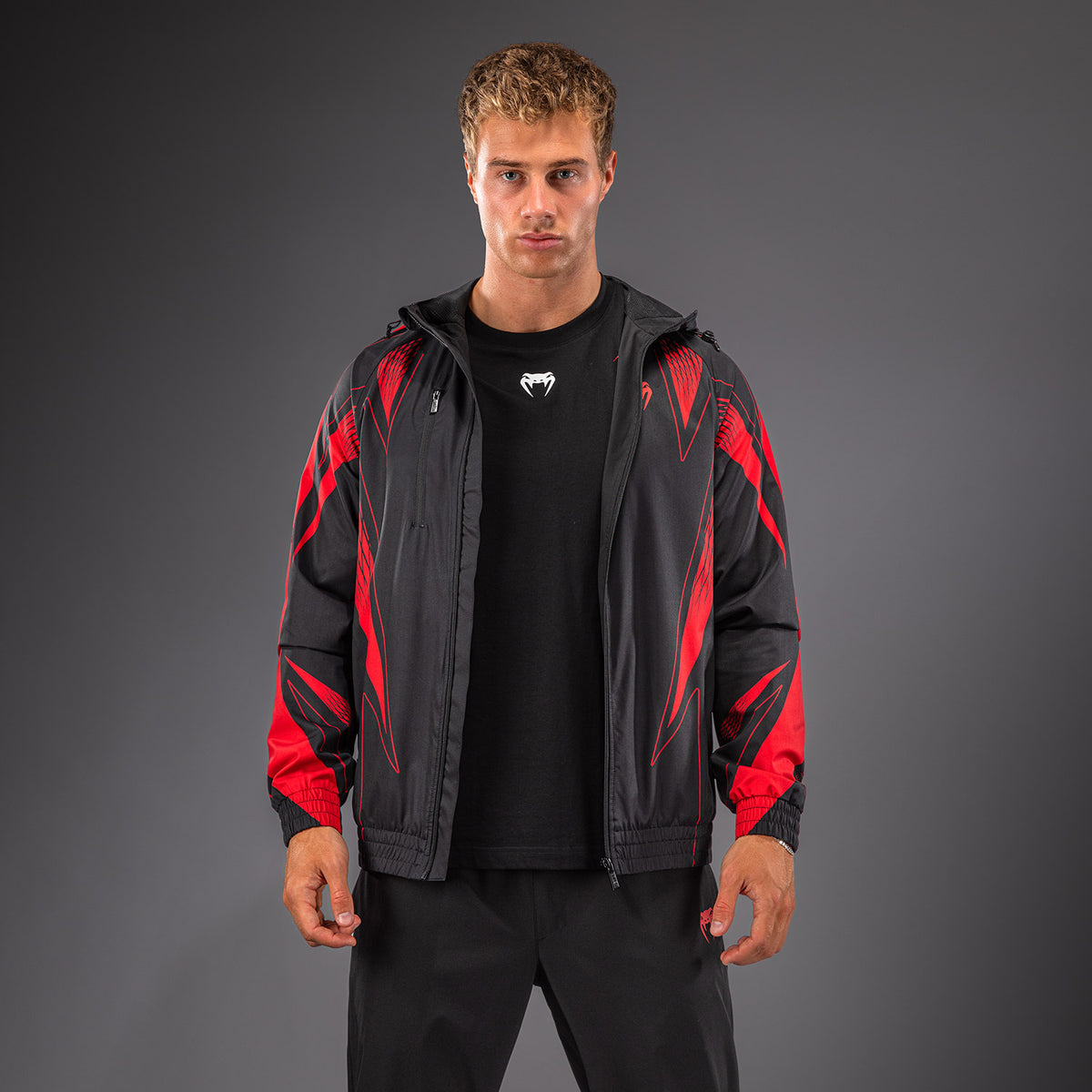 Venum Amazonia Reborn Track Jacket - Black/Red