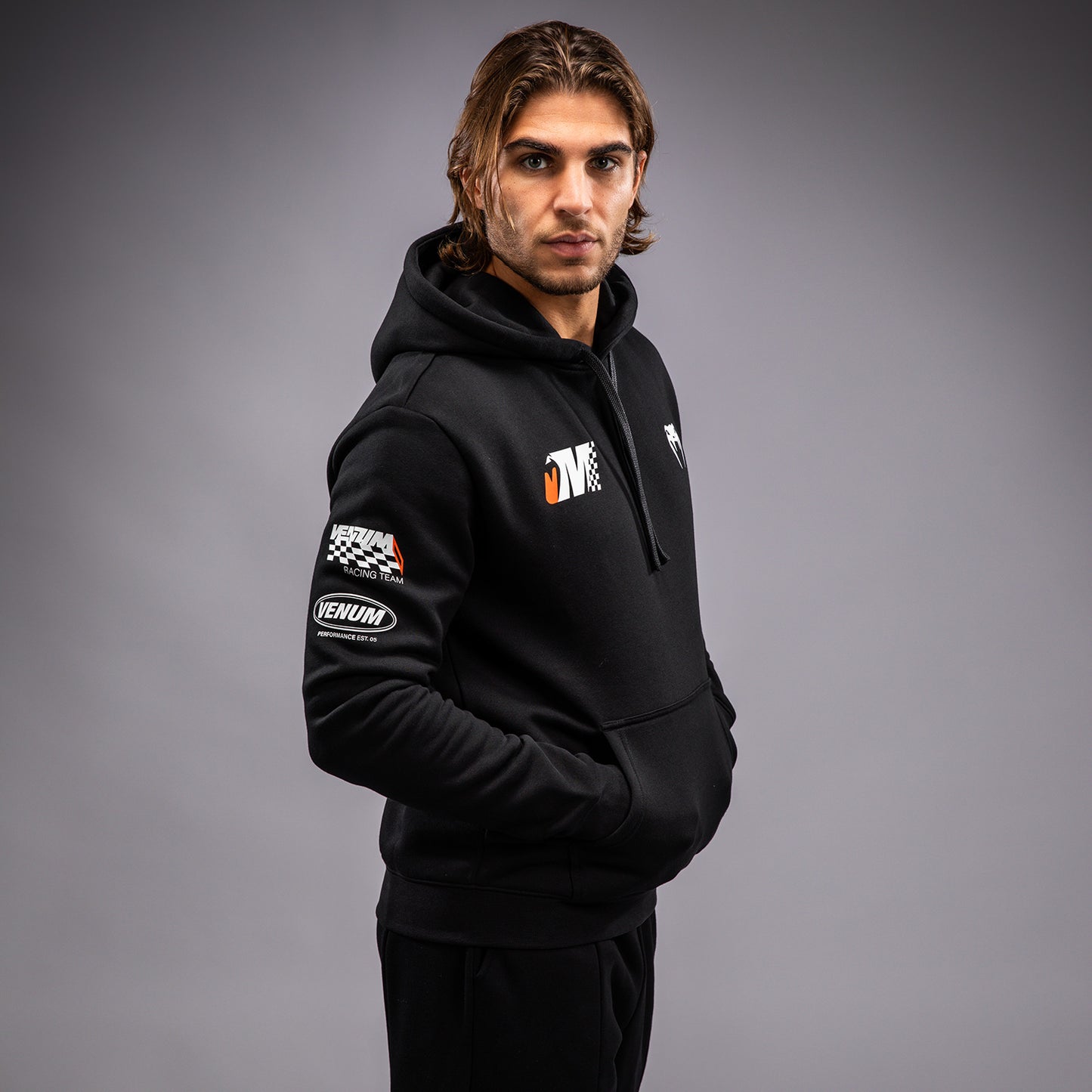 Venum Motorsport Hoodie - Deep Black