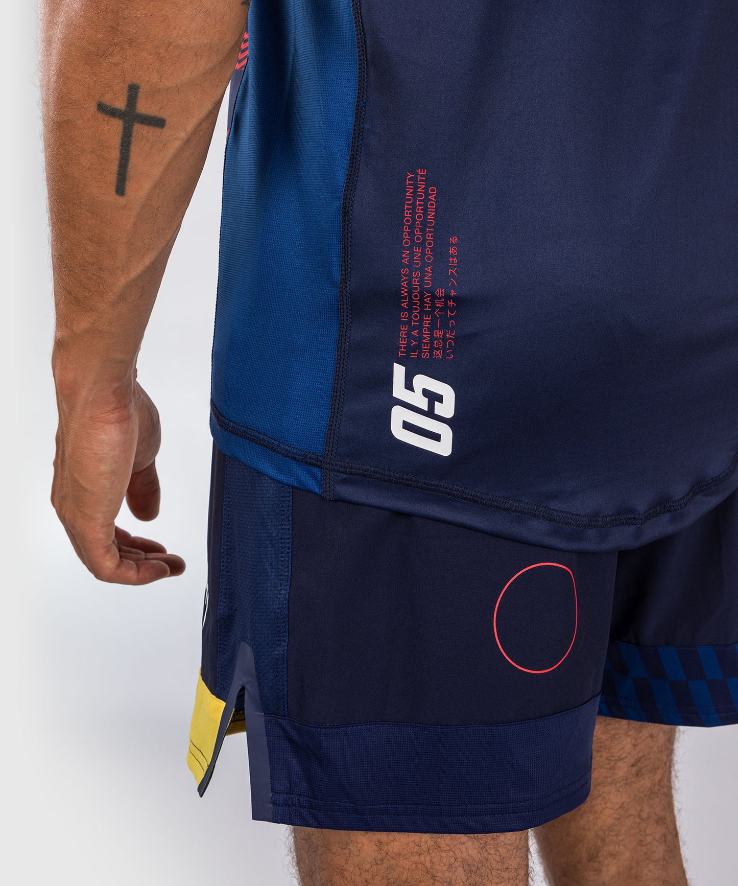 Venum Sport 05 Dry Tech T-shirt - Blue/Yellow