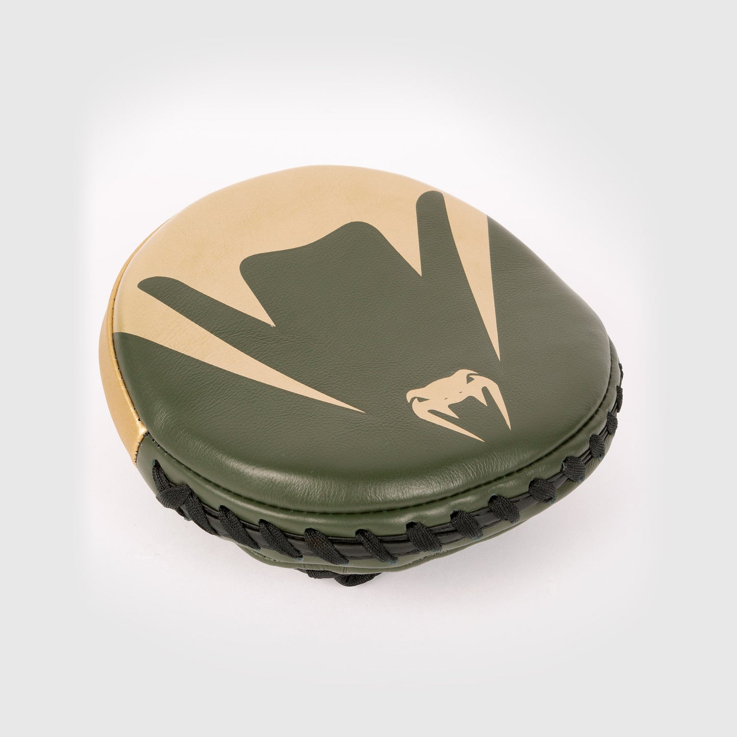 Venum Pro Boxing Mini Curved Punch Mitts (Pair) - Khaki/Gold