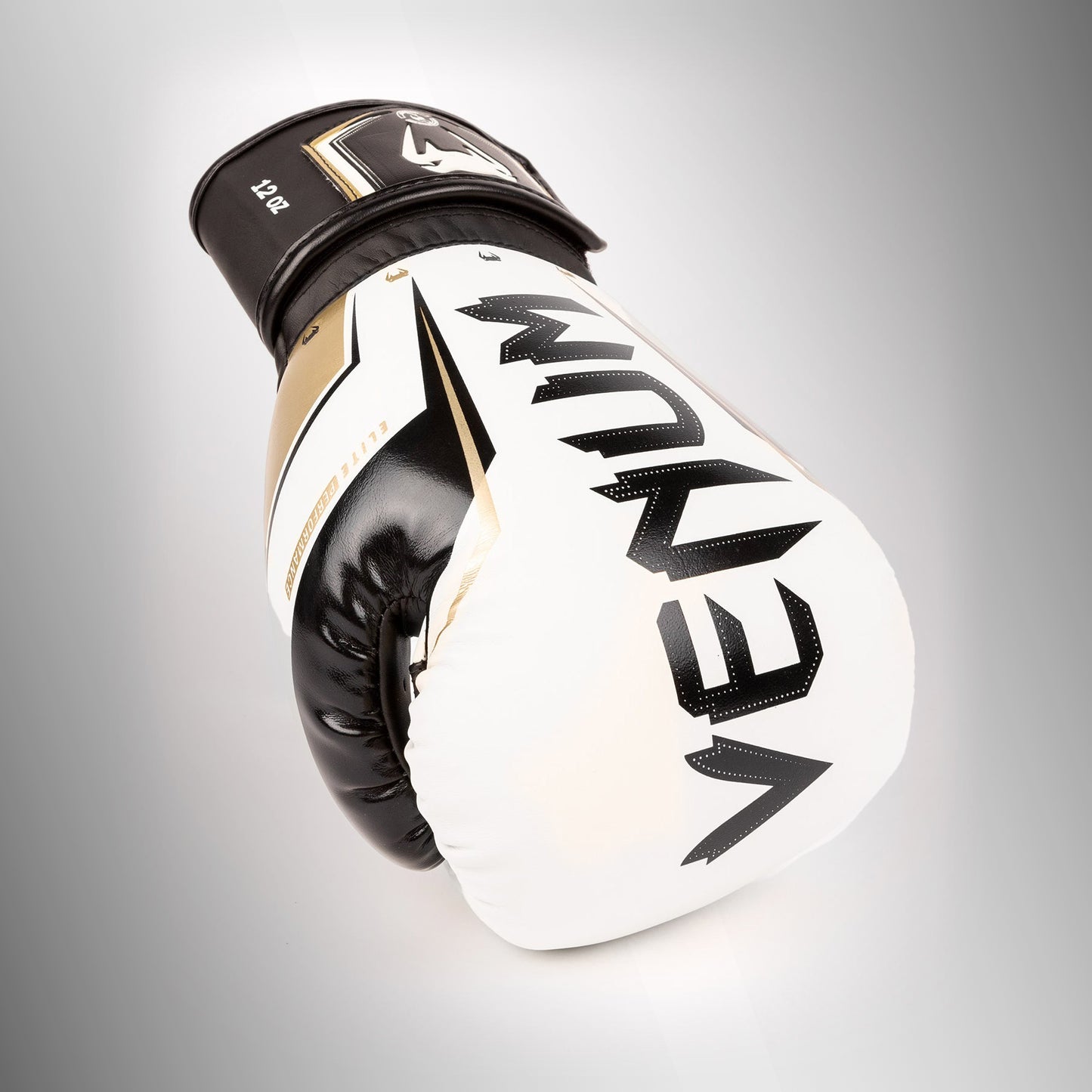 Venum Elite Evo Boxing Gloves - White/Gold