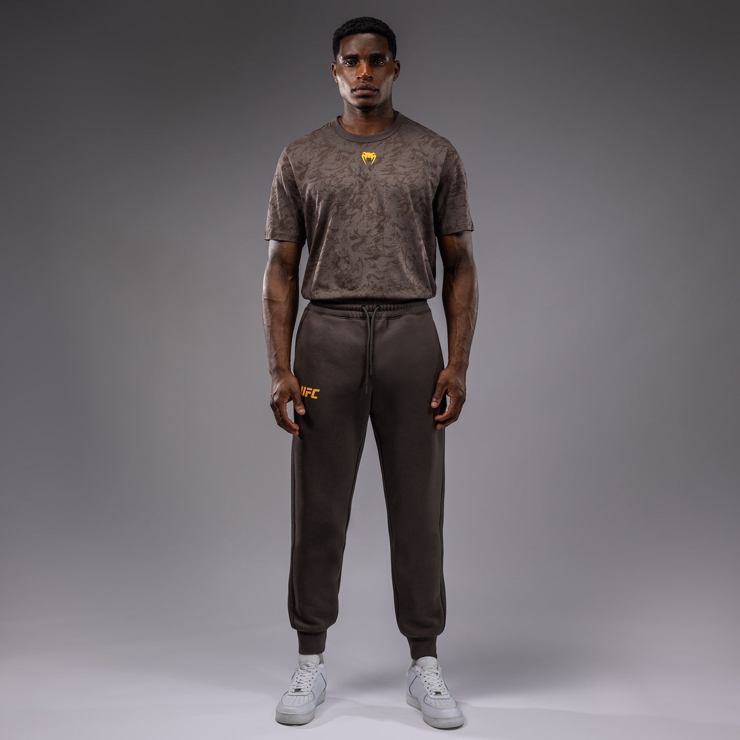 UFC Fusion by Venum Fight Week Men’s Cotton Pant - Solid Earthen Brown