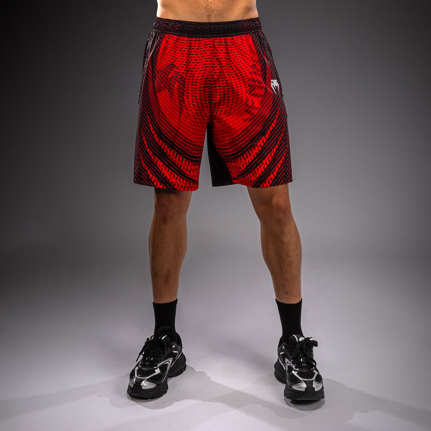 Venum Galactic 3.0 Training Shorts - Red/Silver
