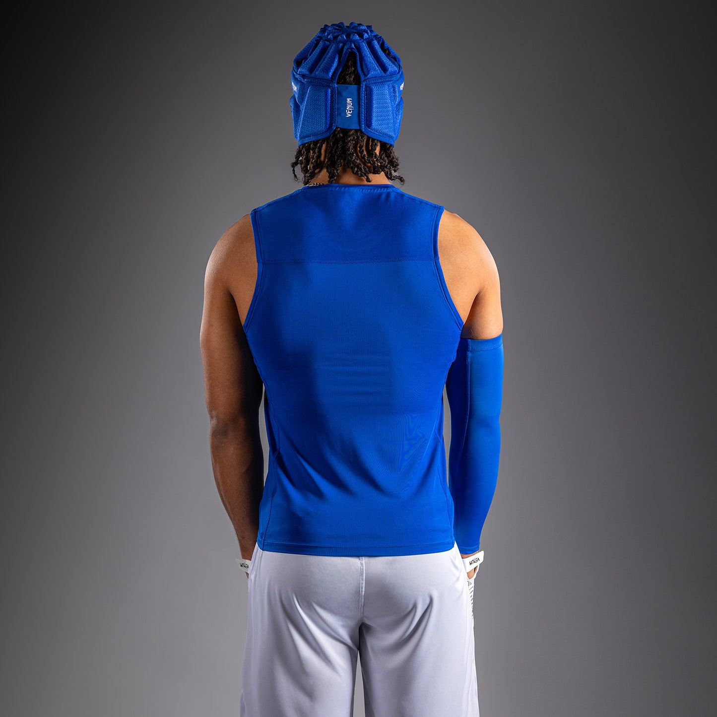 Venum Elite Football Sleeveless Compression Jersey - Royal Blue