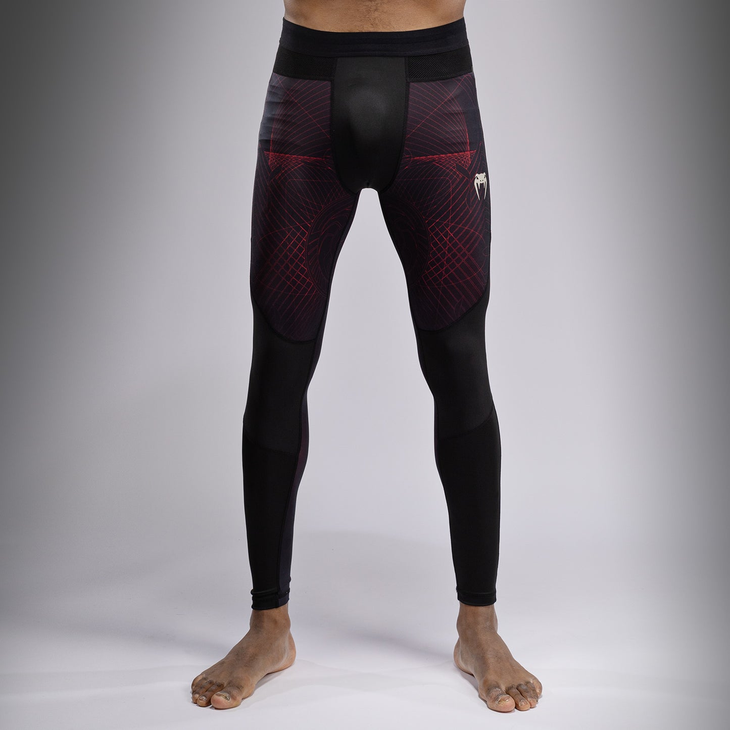 Venum G-Fit Air Men's Spats - Deep Black/Fire Red
