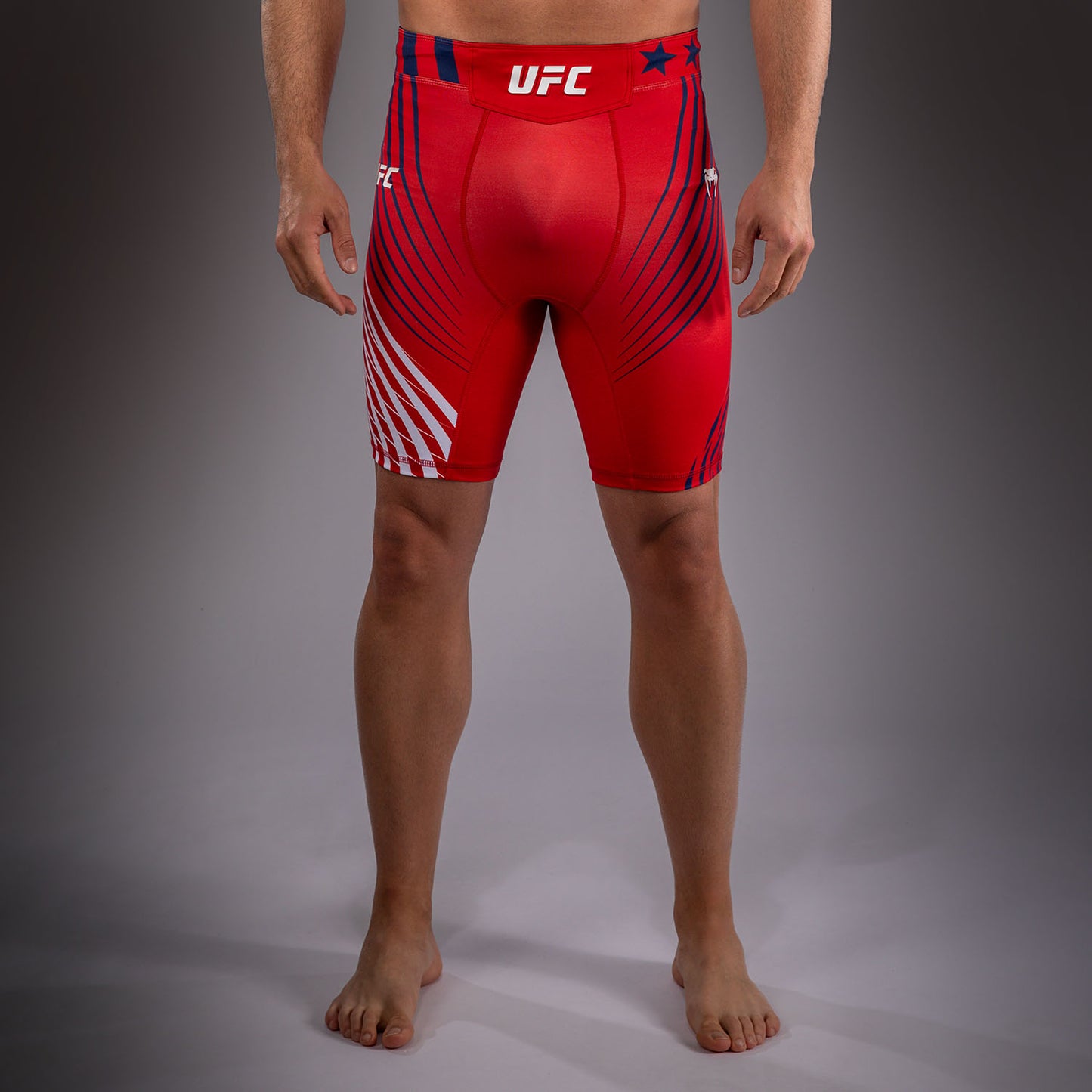Men's Official UFC Freedom 250 by Venum Red Authentic Fight Night Vale Tudo Short