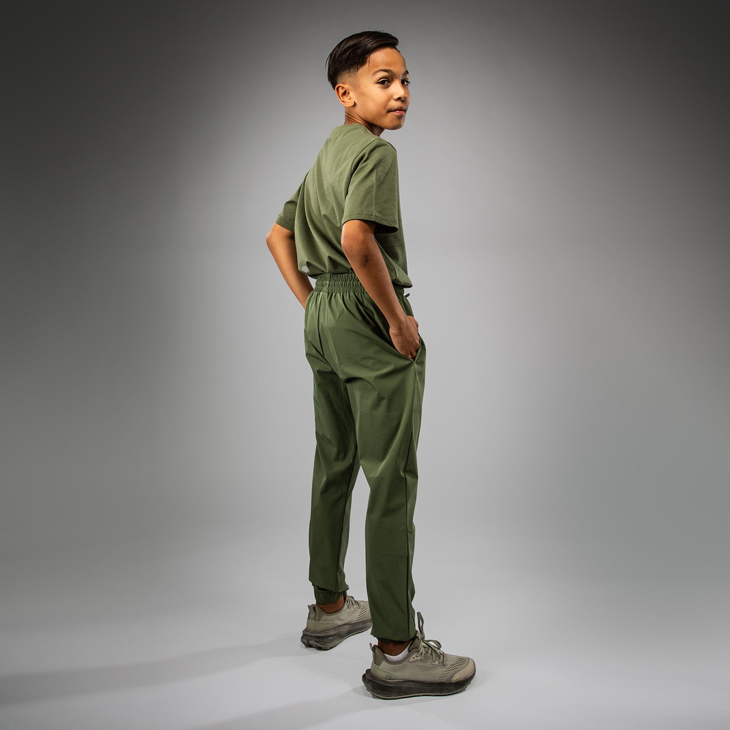 Venum Vectra Kids Joggers - Army Green/Orange