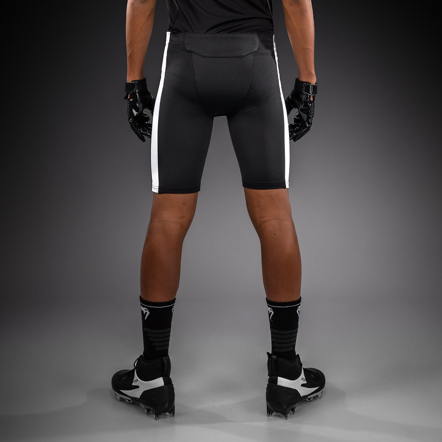 Venum Elite Kids Football Compression Shorts - Black