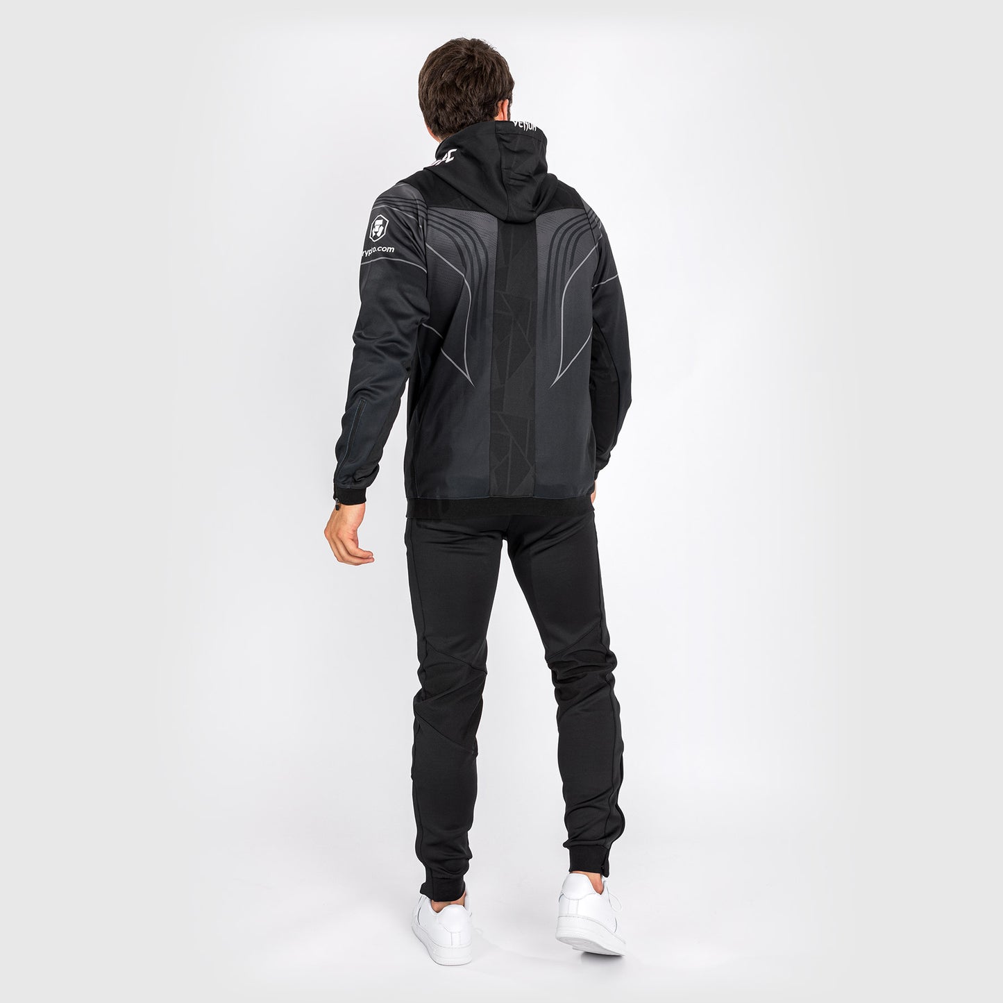 UFC Venum Authentic Fight Night 2.0 Kit by Venum Men's Walkout Hoodie - Black