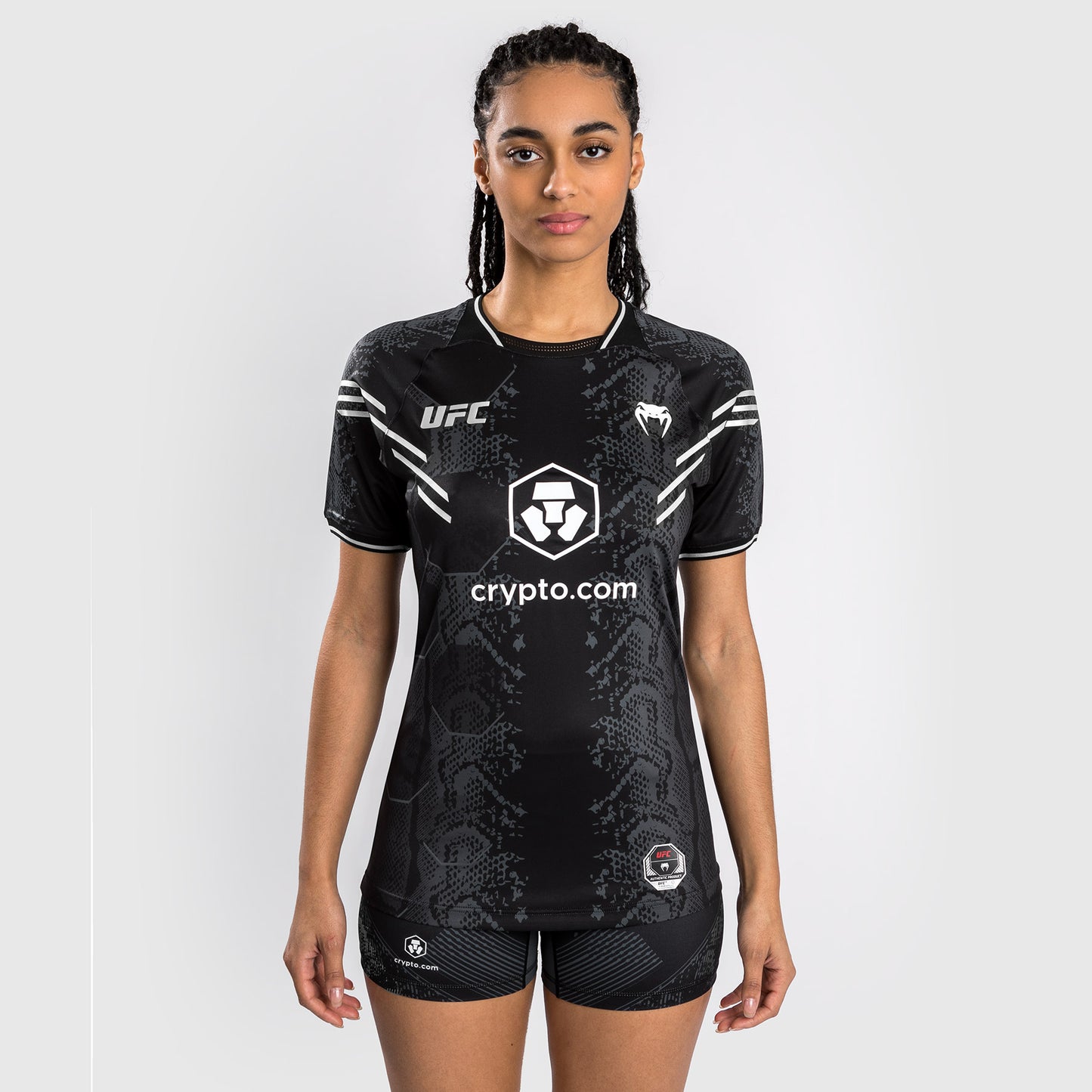 UFC Adrenaline by Venum Personalized Authentic Fight Night Women's Walkout Jersey - Black
