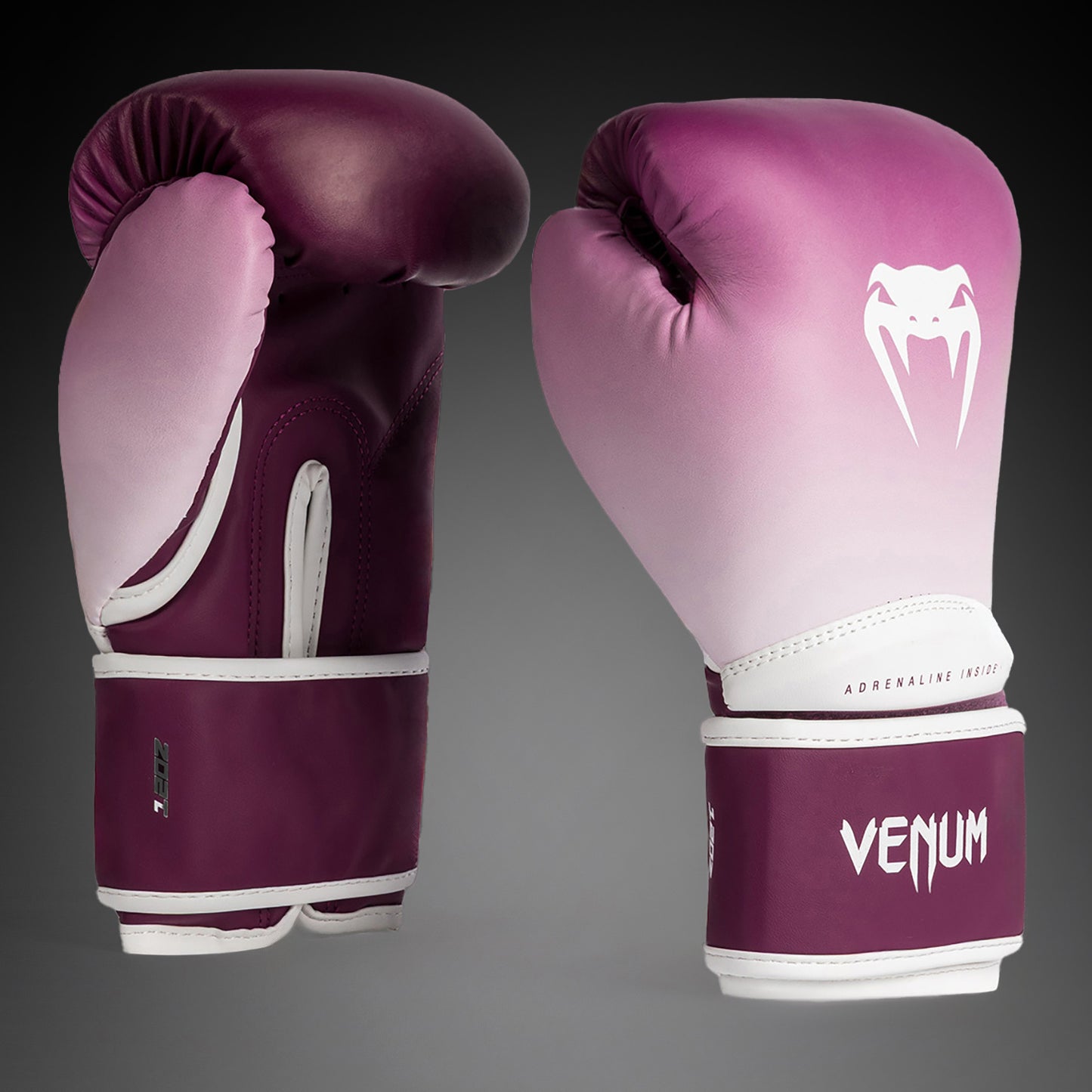 Venum Iris Boxing Gloves - Plum/white