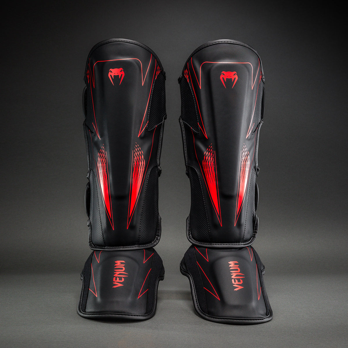 Venum Amazonia Reborn Shin Guards - Black/Red