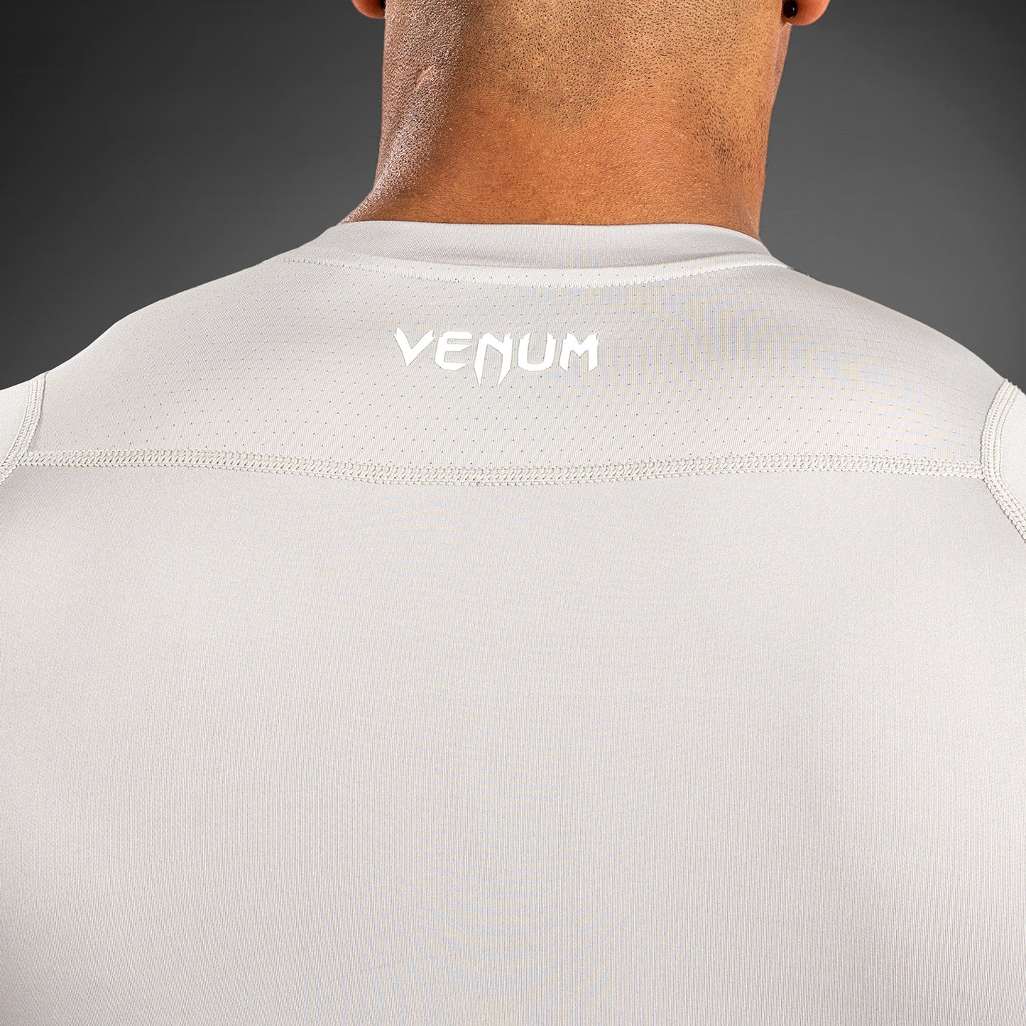 Venum Attack Men's Short Sleeve Rashguard - Sand