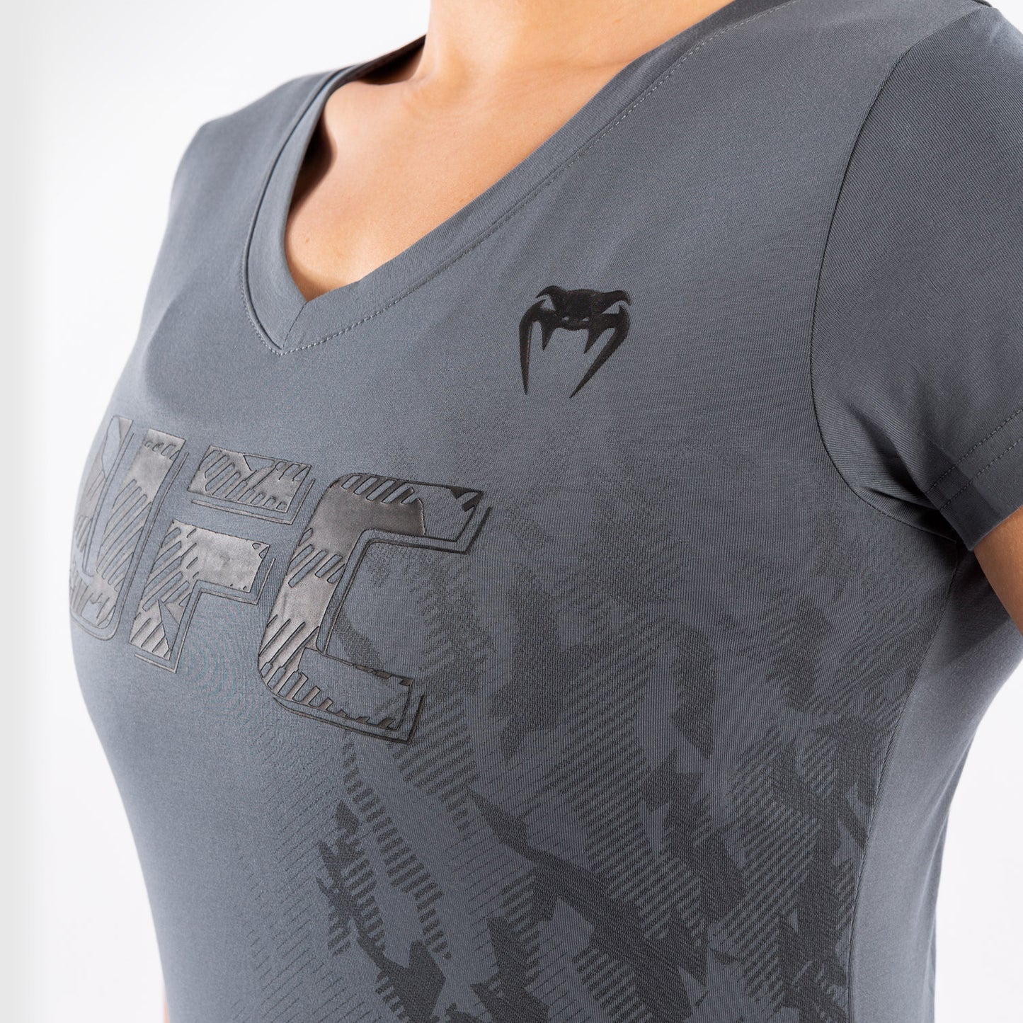 UFC Venum Authentic Fight Week Women's Short Sleeve T-shirt - Grey