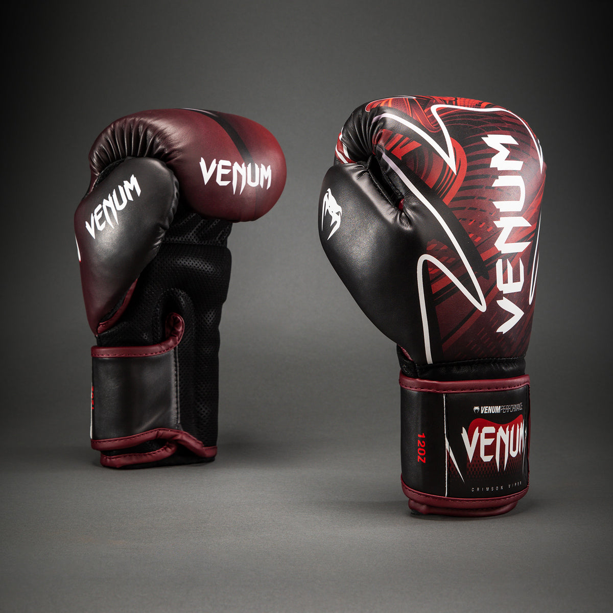 Venum Crimson Viper 2.0 Impact Boxing Gloves - Black/Red