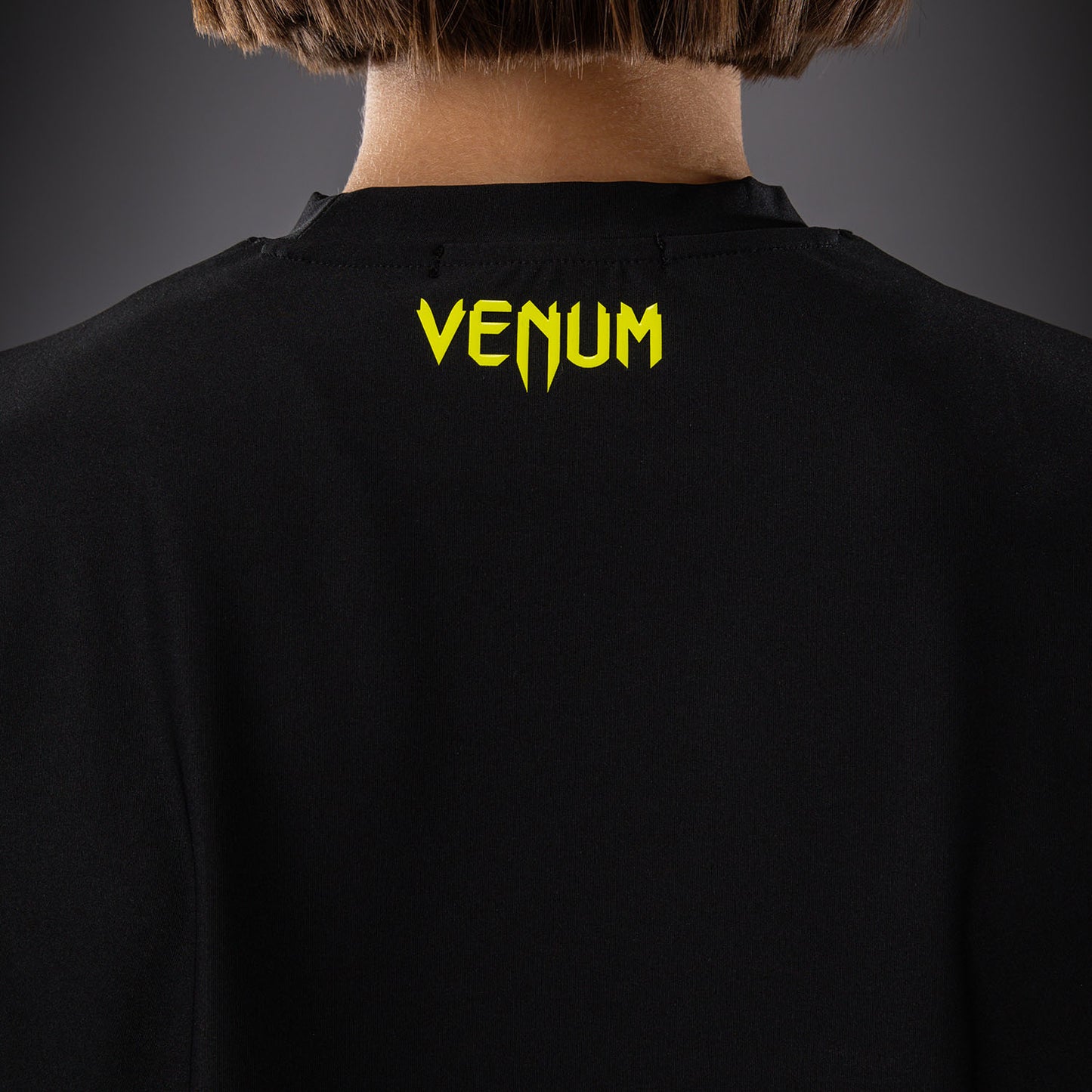 Venum Lazer Women's Dry Tech T-Shirt - Black/Yellow