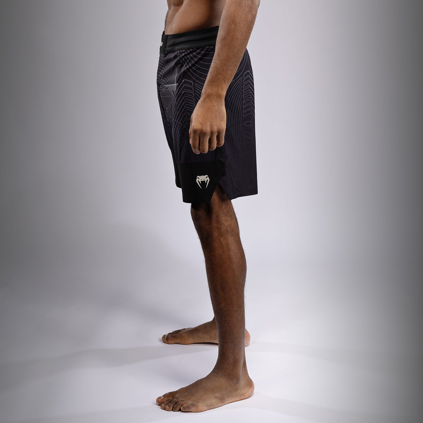 Venum G-Fit Air Men's Fight Shorts - Deep Black/Desert Sand