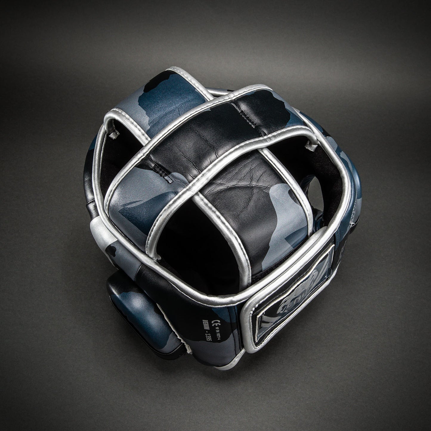 Venum Elite Camo Headgear - Dark Navy/Blue