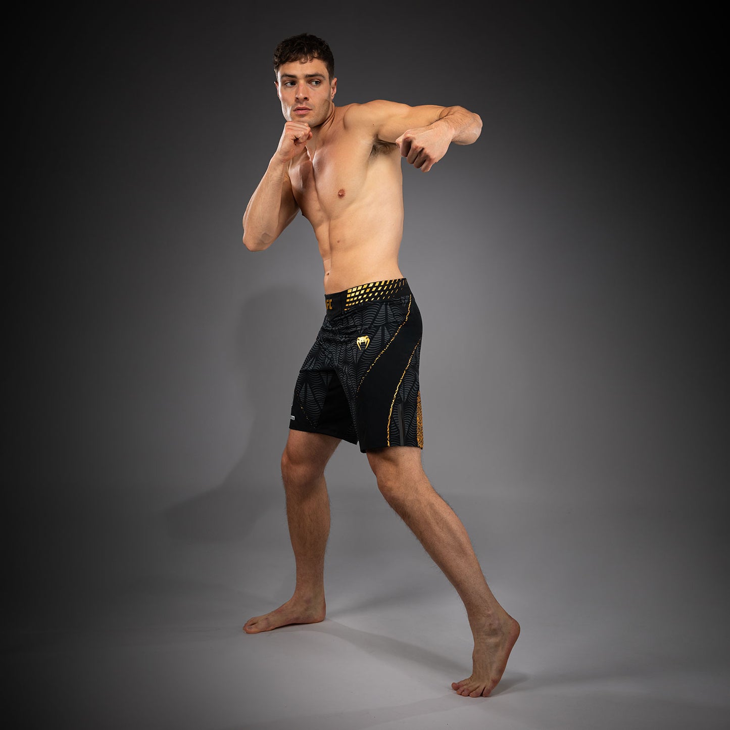 Men's UFC Zenith by Venum Champion Authentic Fight Night Long Fit Fight Short