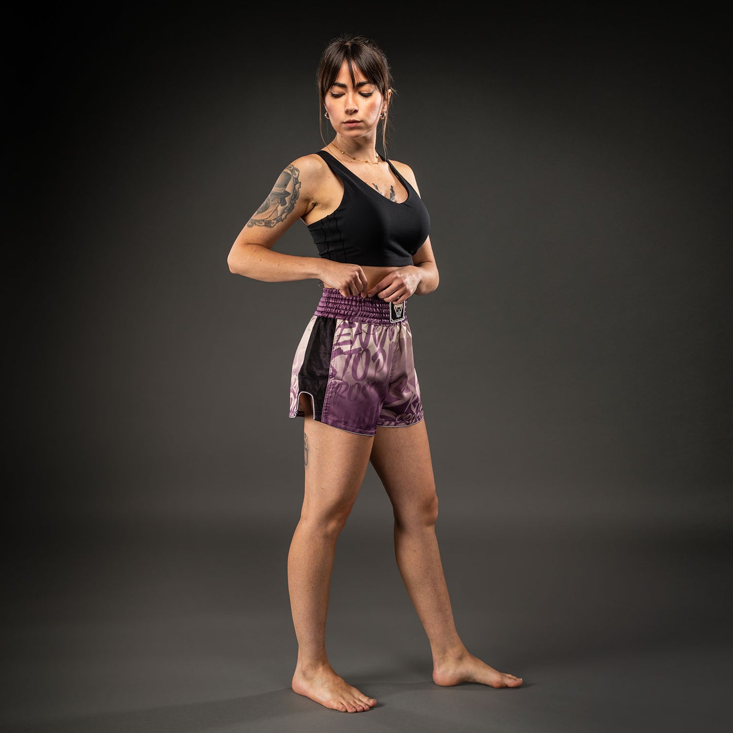 Kaz x Venum Muay Thai Shorts - Dusky Orchid
