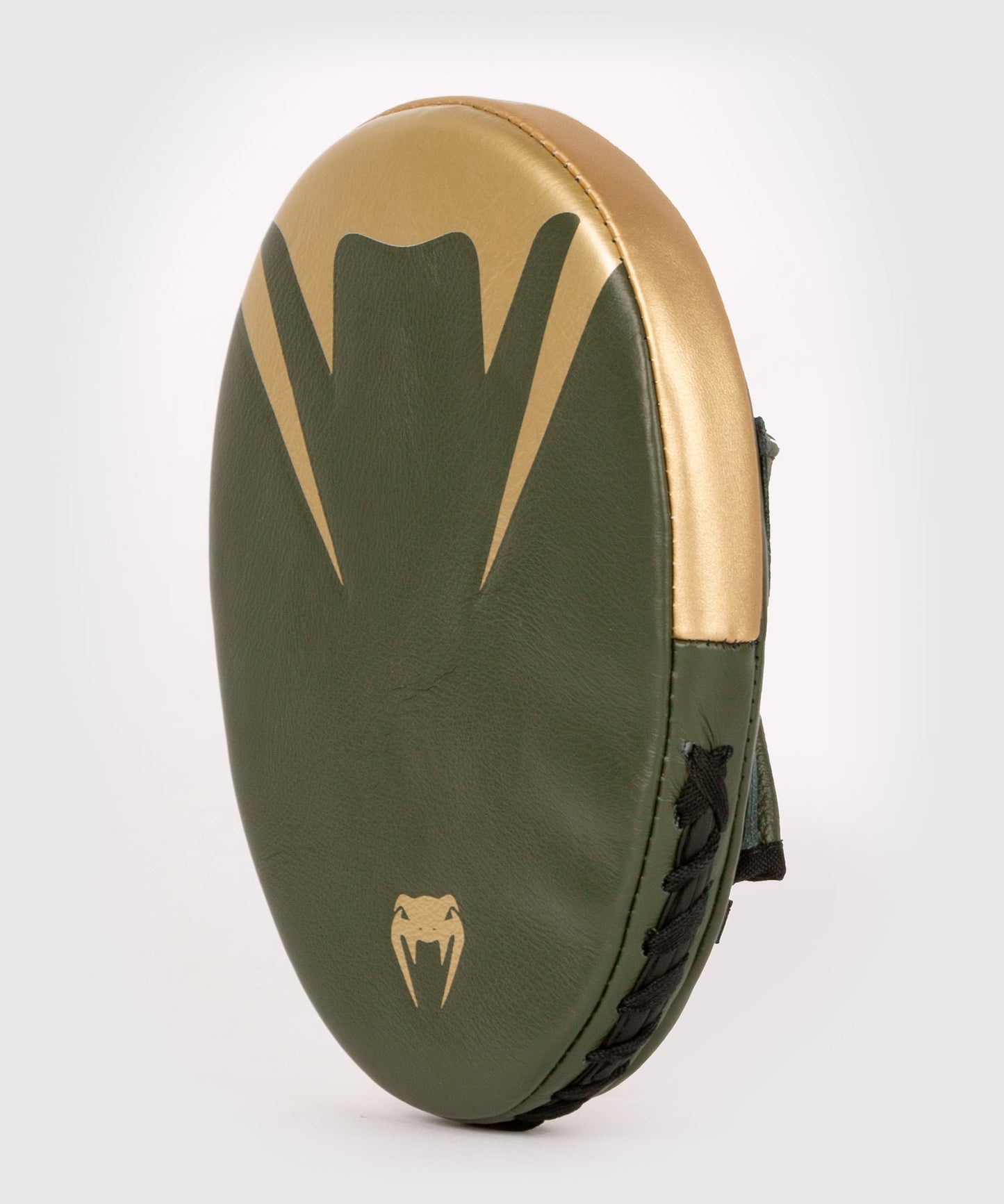 Venum Pro Boxing Flat Punch Mitts (Pair) - Khaki/Gold
