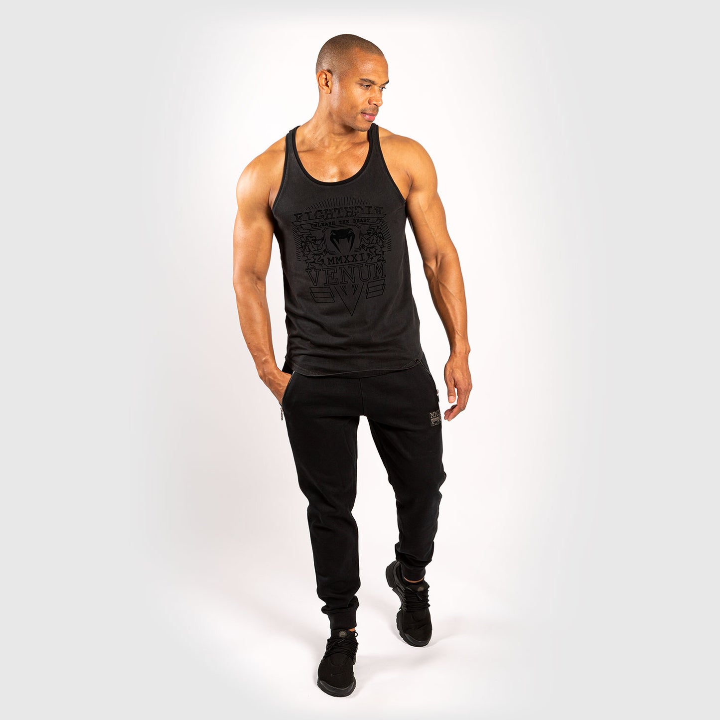 Venum Lions21 Tank Top - Black/Black