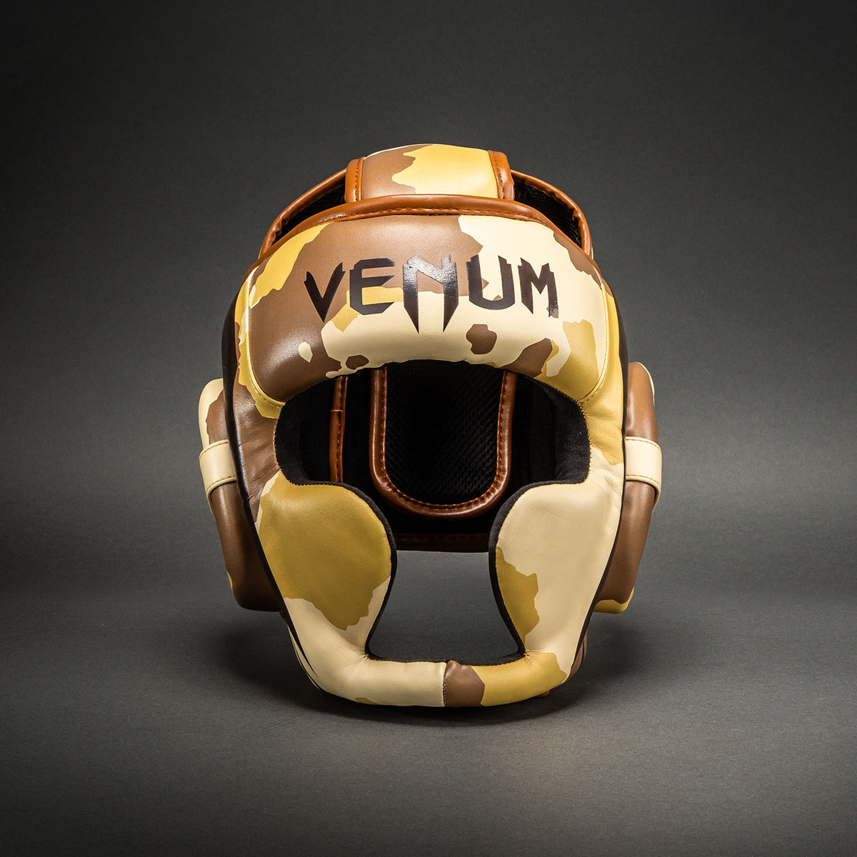 Venum Elite Camo Headgear - Light Beige/Brown