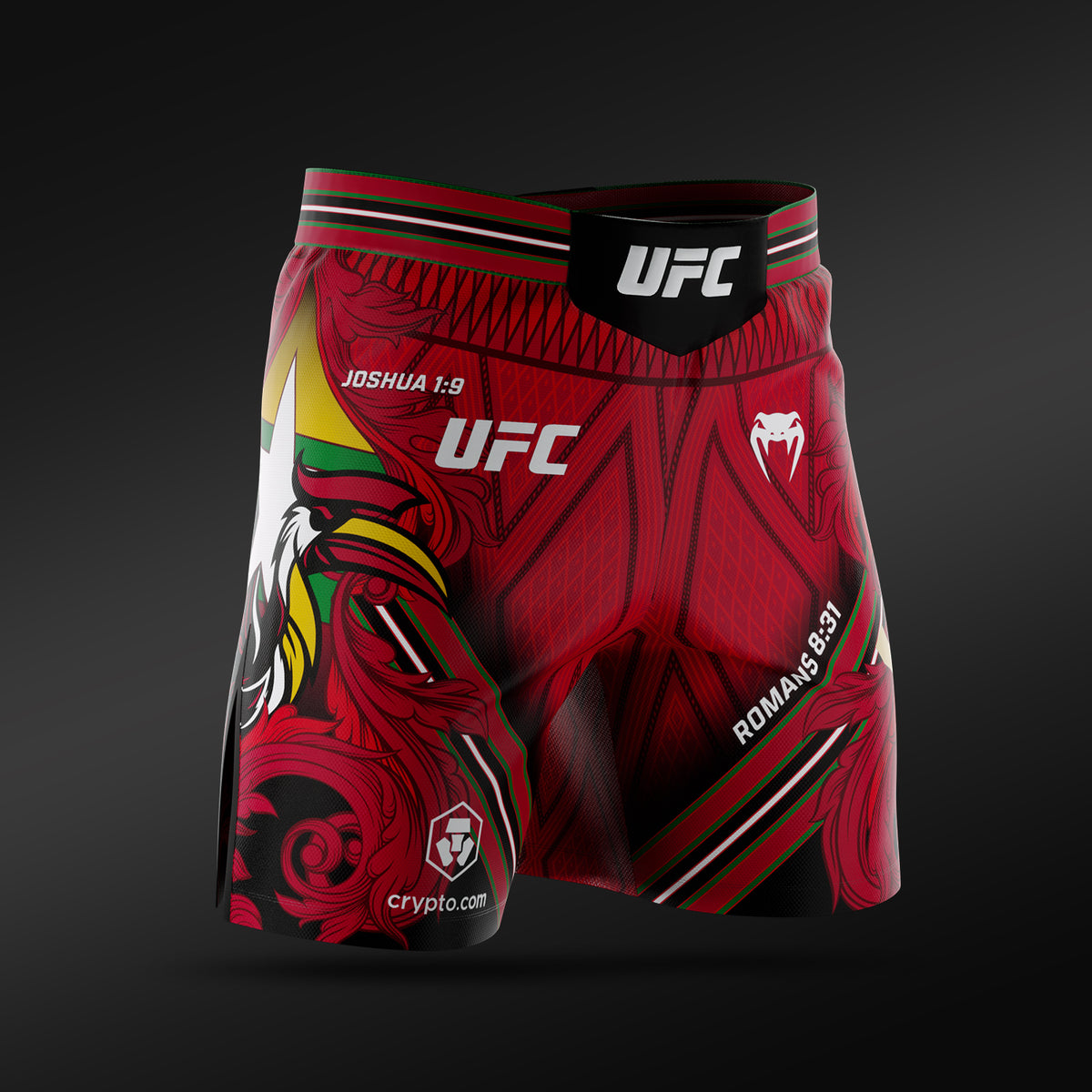 Men’s UFC Adrenaline Unrivaled by Venum Red Josh Van Short Fit Fight Short