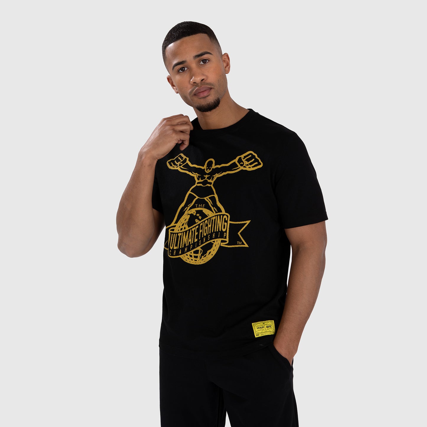 UFC by Venum Ulti-Man T-Shirt - Black/Yellow