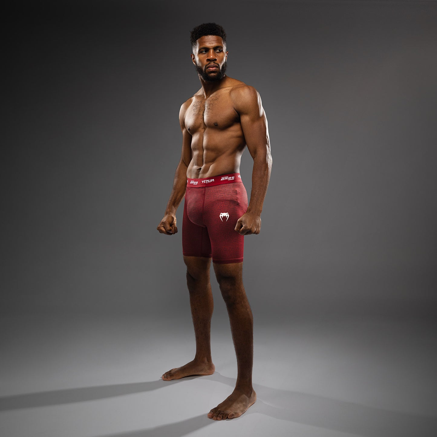 Venum x Ares Men’s Vale Tudo Shorts - Burgundy
