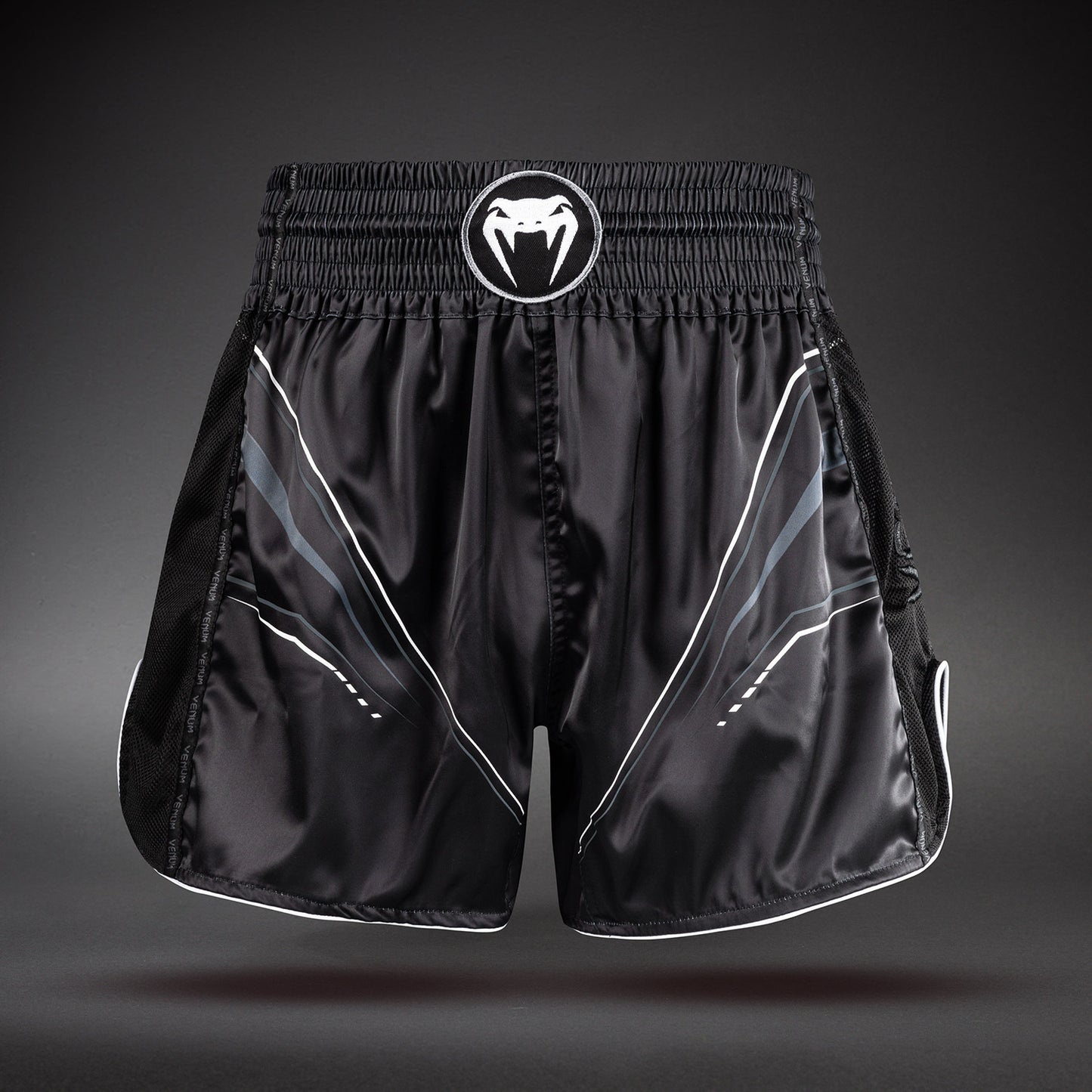 Venum Streamline Muay Thai Shorts - Black/White
