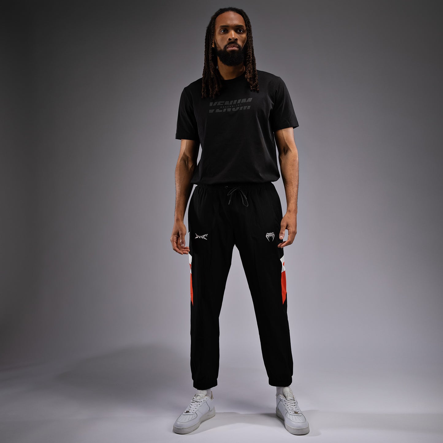 Venum x DTR Fight Attack 90 Tracksuit Pants - Black/Orange