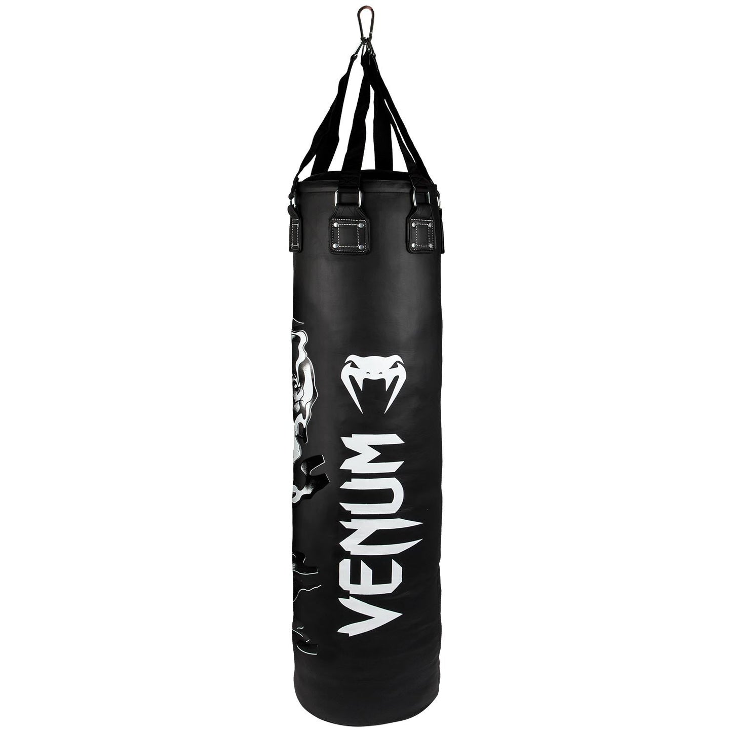 Venum Dragon's Flight Heavy Bag - Black/White - Unfilled - 130cm
