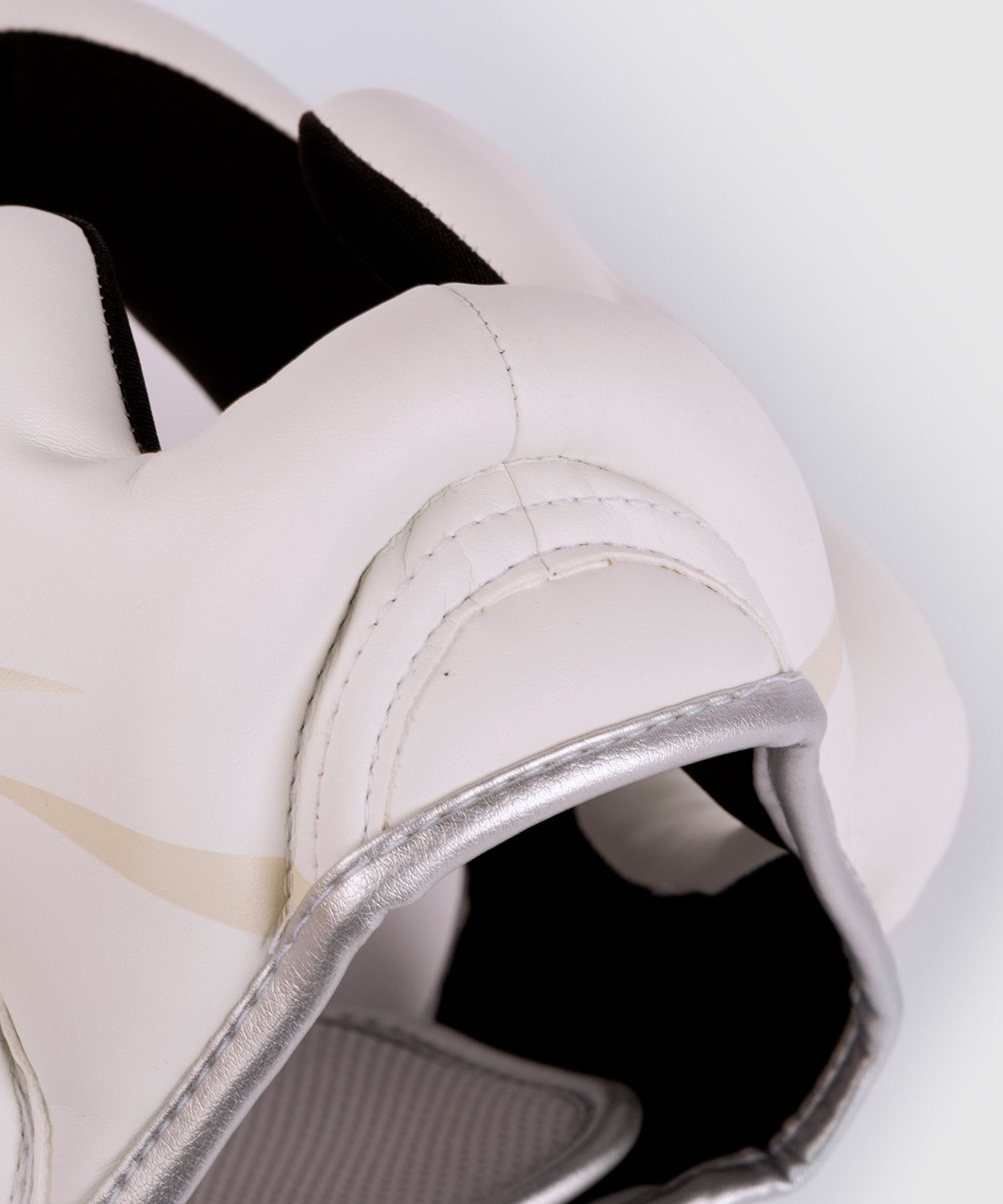 Venum Elite Headgear - White/Silver-Pink