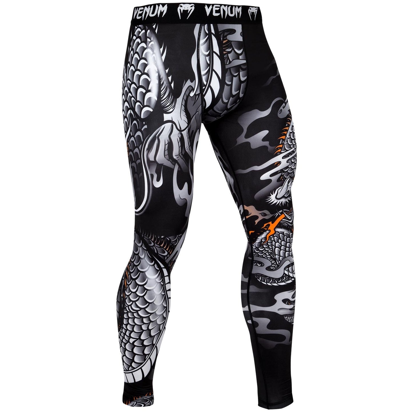 Venum Dragon's Flight Compression Tights - Black/White