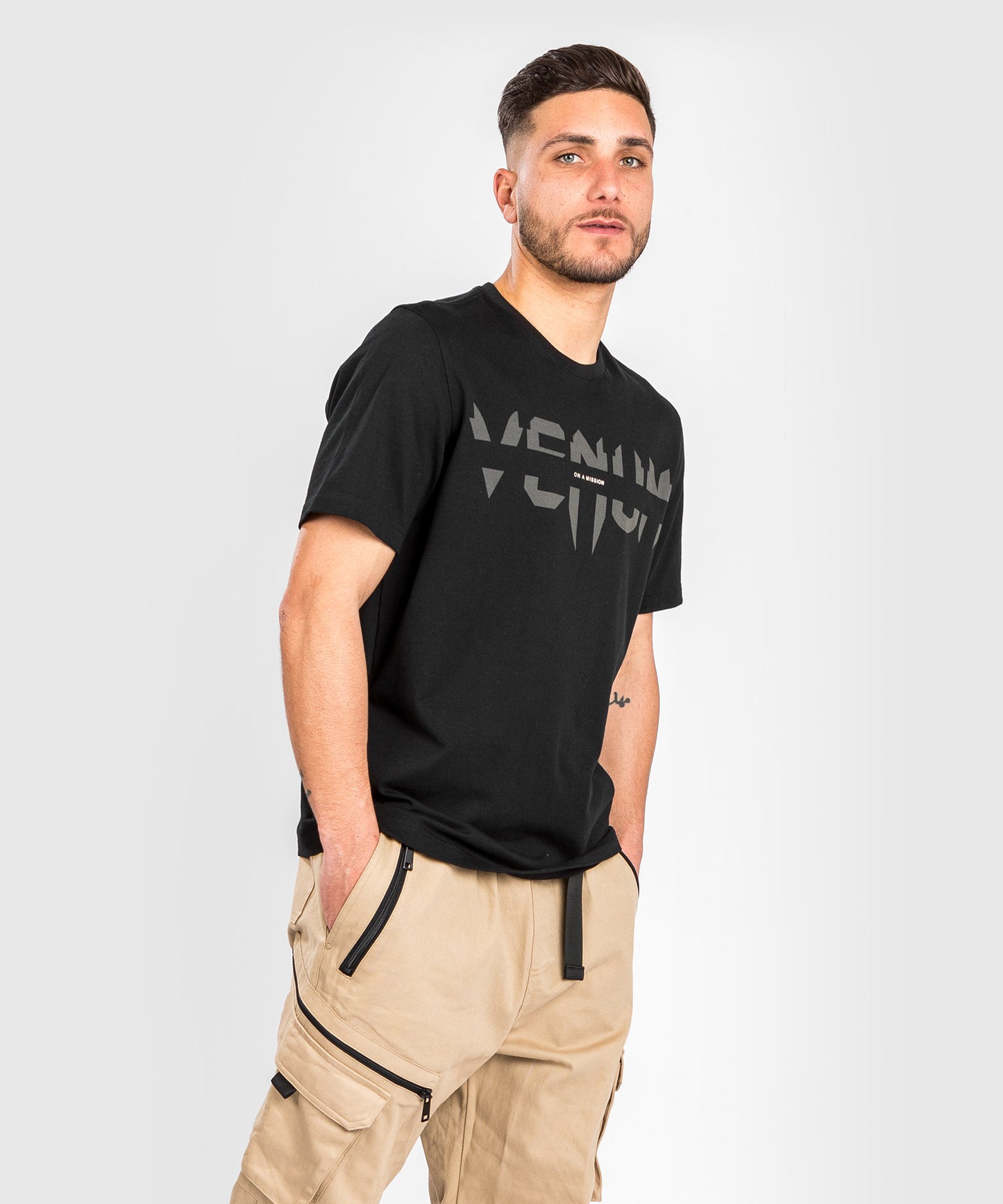 Venum On Mission T-shirt - Regular Fit - Black