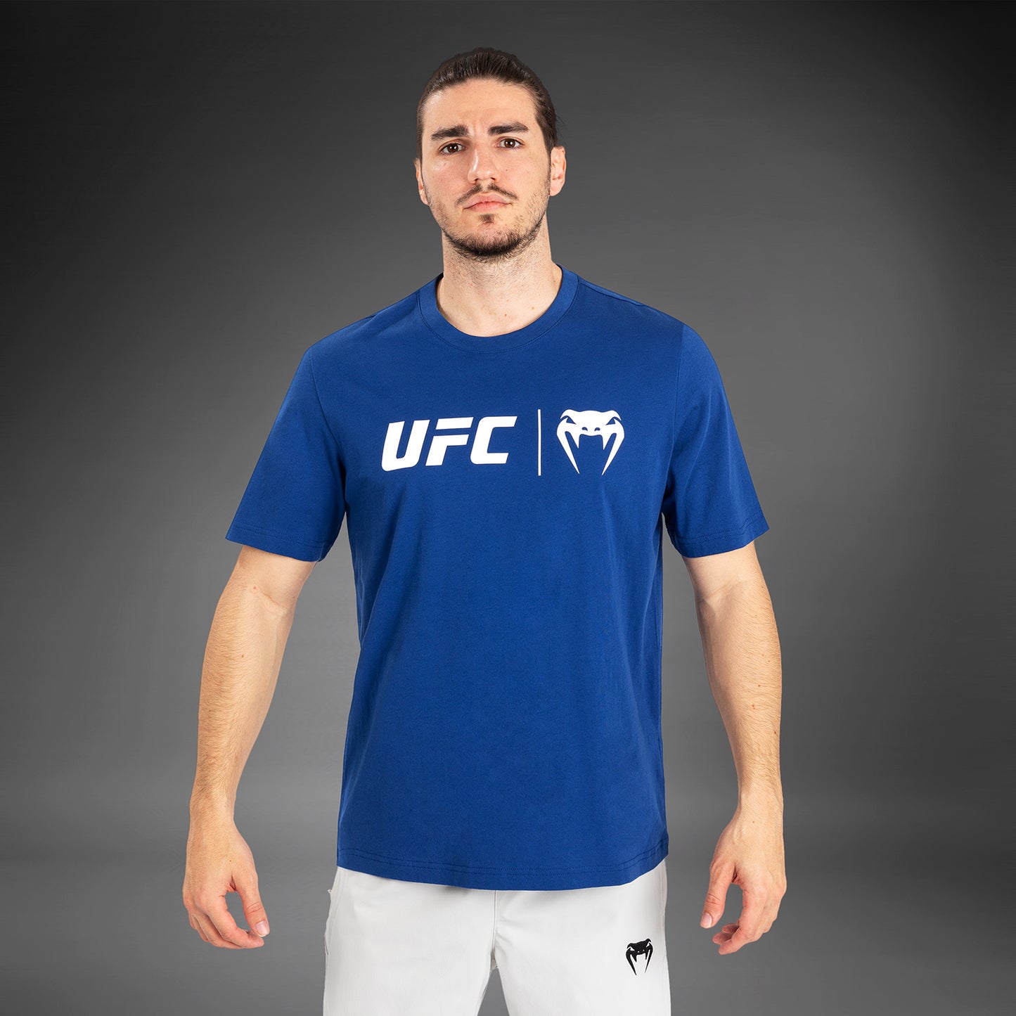 UFC Venum Classic  T-Shirt - Navy Blue/White