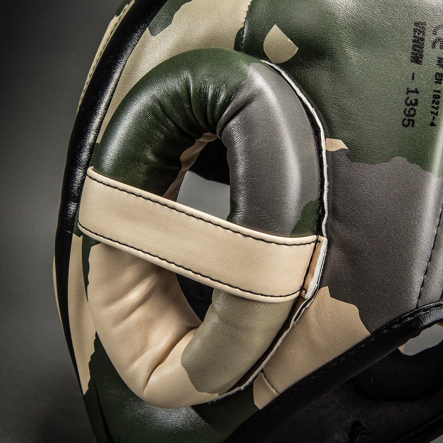 Venum Elite Camo Headgear - Khaki/ Off-hite