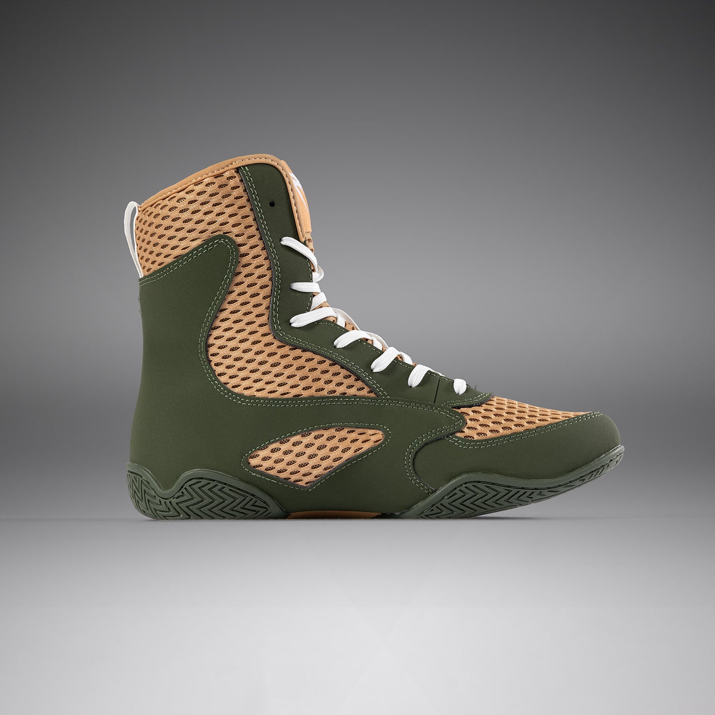 Venum Contender Boxing Shoes - Military Green/Sand